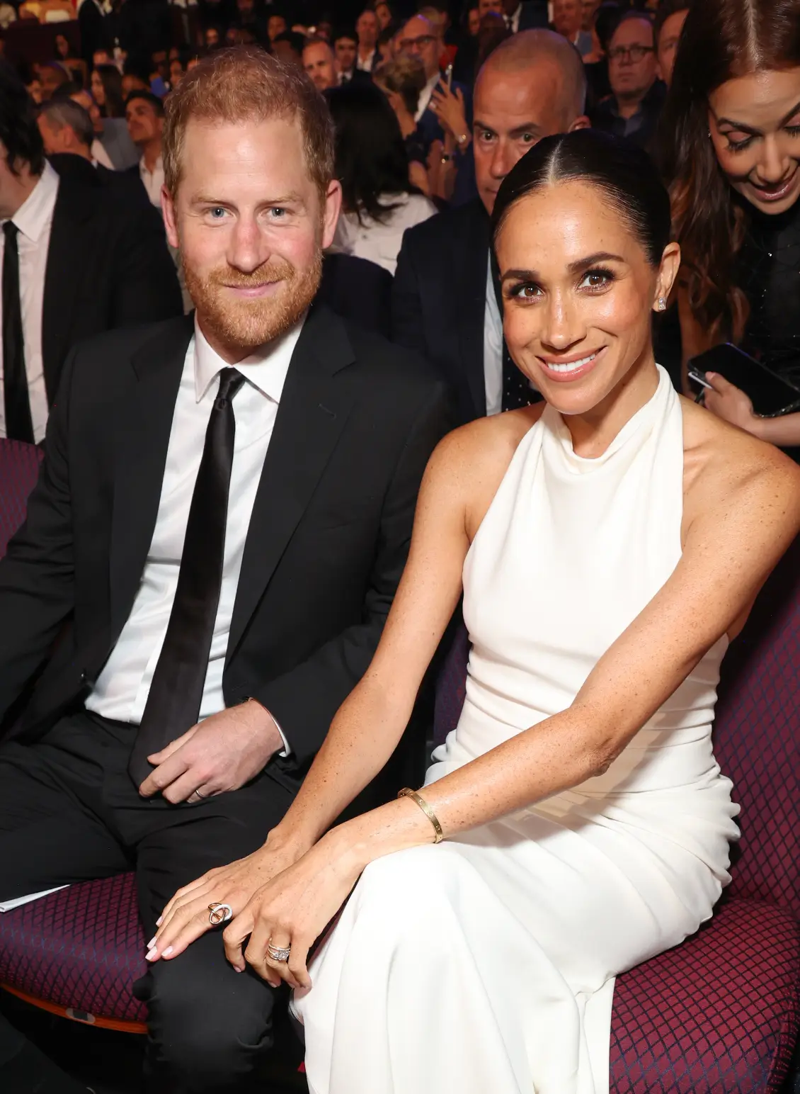 Harry and Meghan live in California, and Harry has made it clear they won't return to the UK. (Kevin Mazur/Getty Images for W+P)