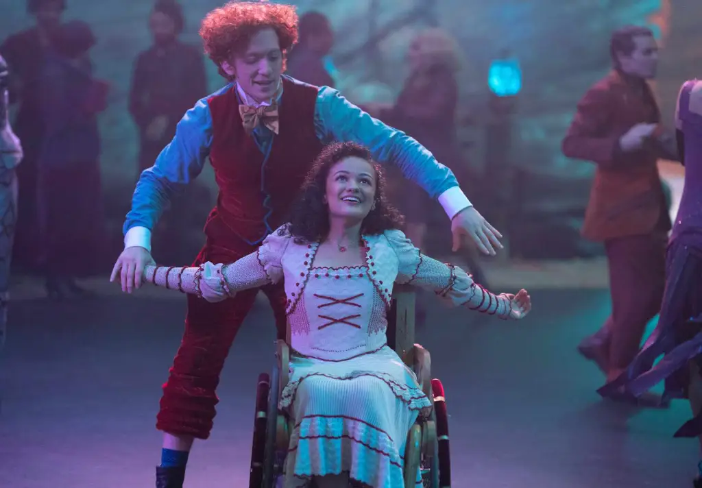 The actress plays Nessarose in Wicked (Universal)