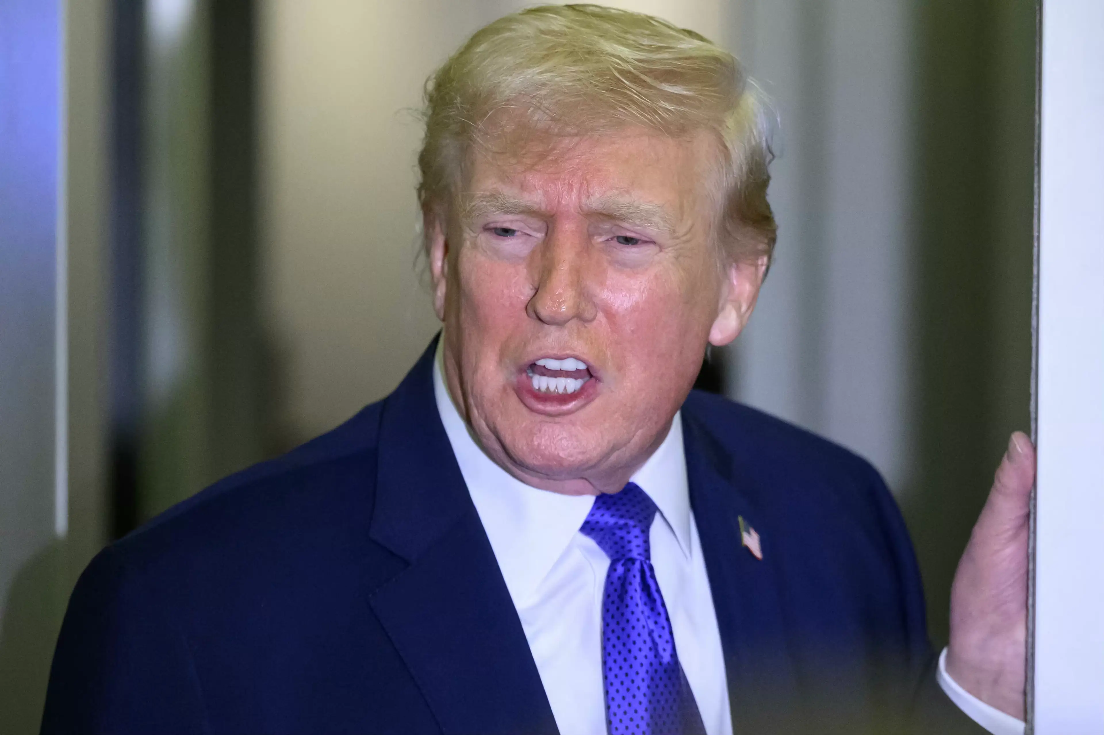 Trump called Clinton out for her comments (Mandel NGAN / AFP via Getty Images)