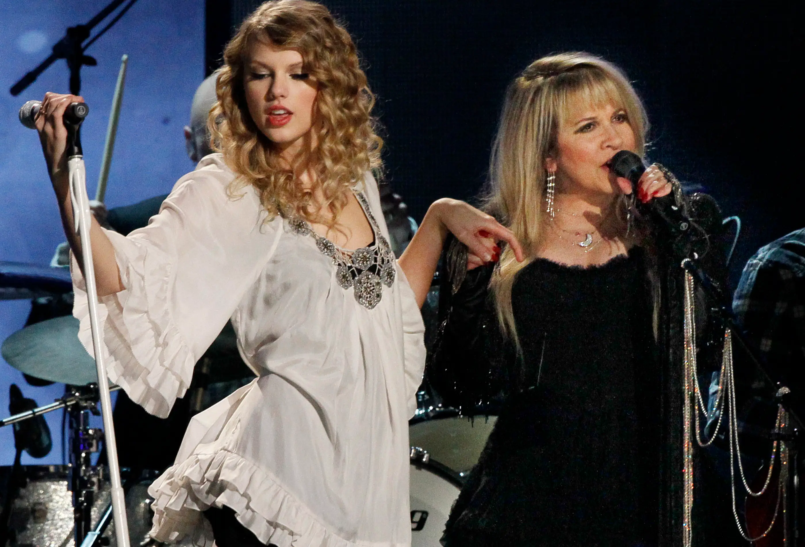 Stevie Nicks (right) is rumoured to be playing at the event (Robert Gauthier/Getty Images)