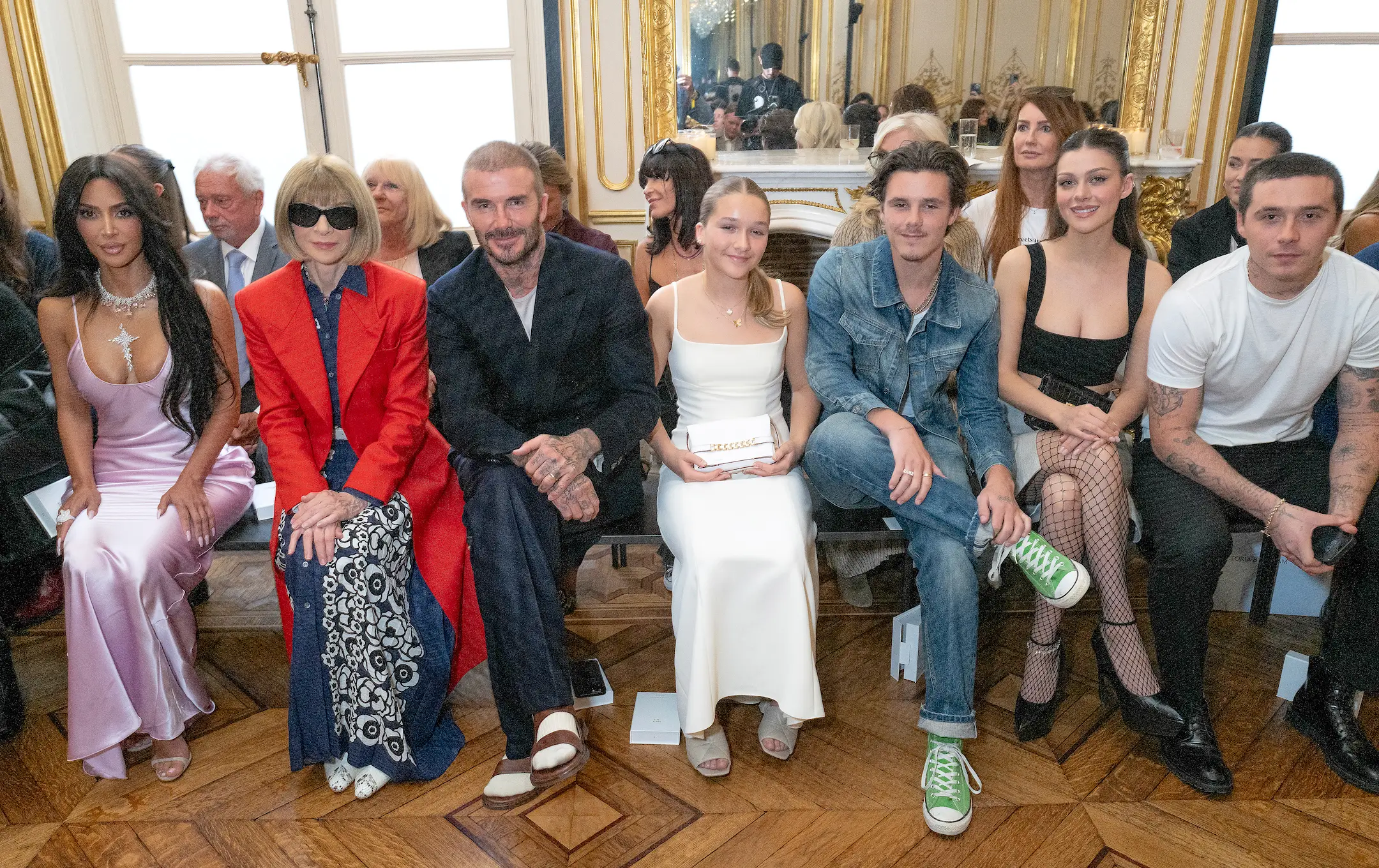 Many people speculated that there was tension between Kim and Anna. (Darren Gerrish/Getty Images for Victoria Beckham)