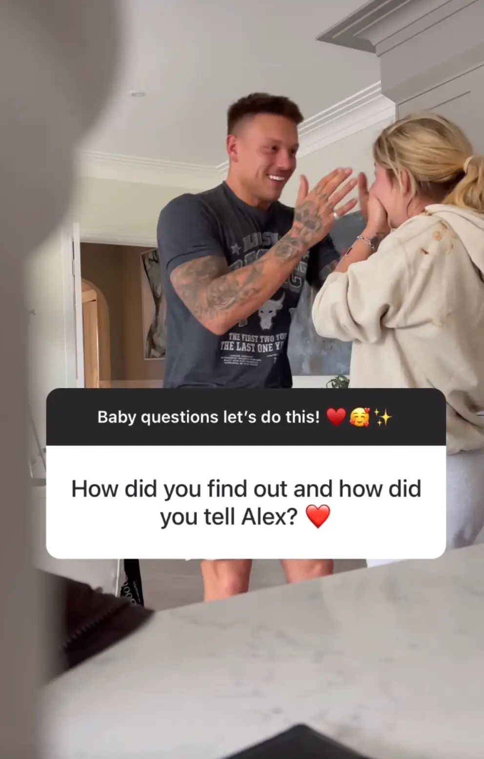 Olivia shared the full video (