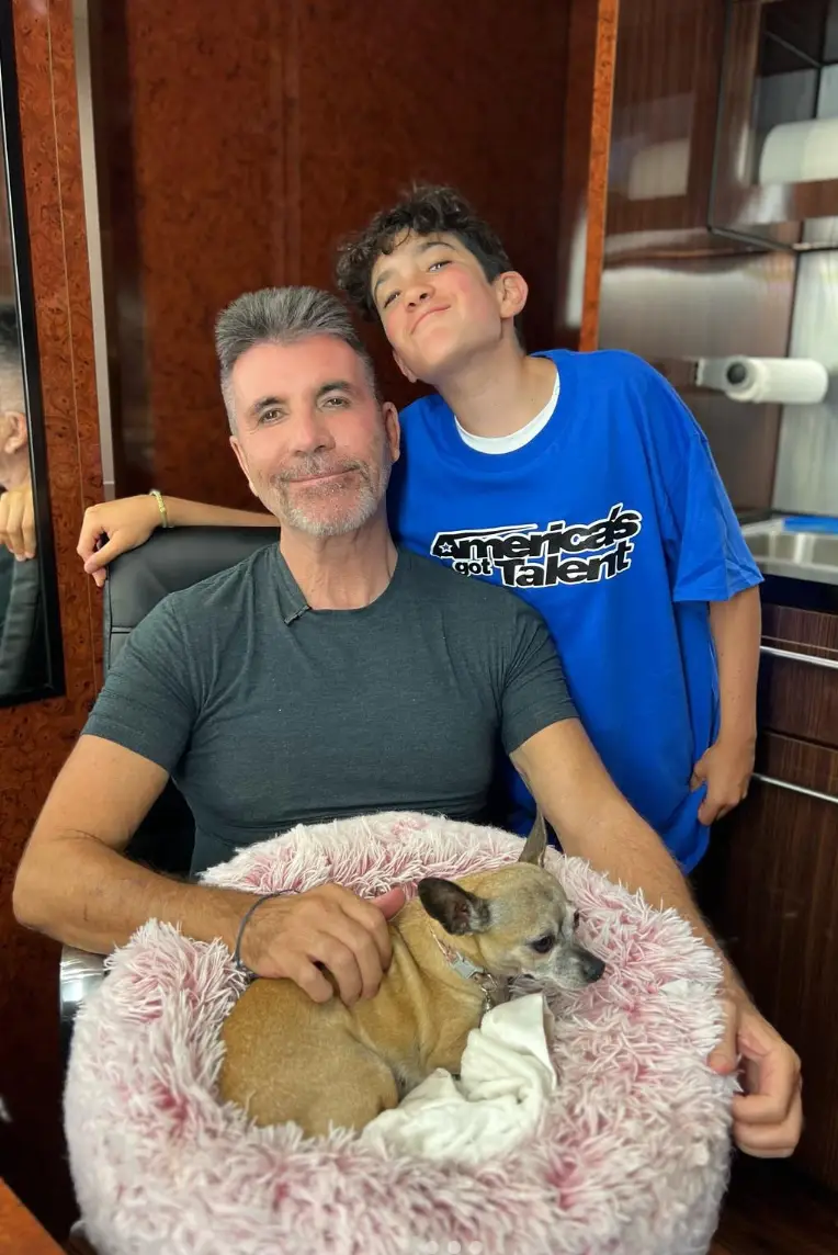 Fans can't get over how much Eric has grown - and how much he resembles his dad (Instagram/@simoncowell)