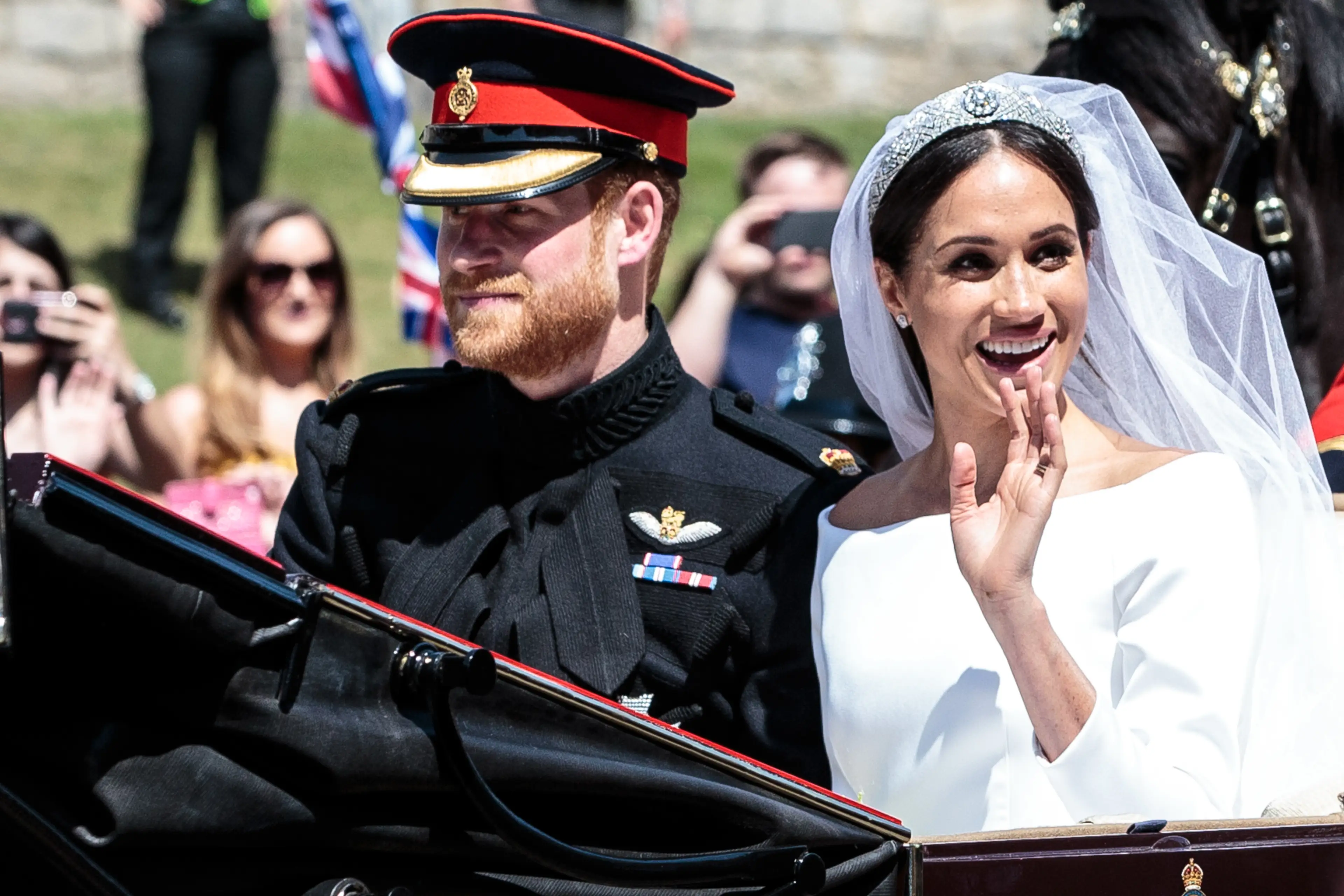 Meghan and Harry wed in 2018 (Jack Taylor/Getty Images)
