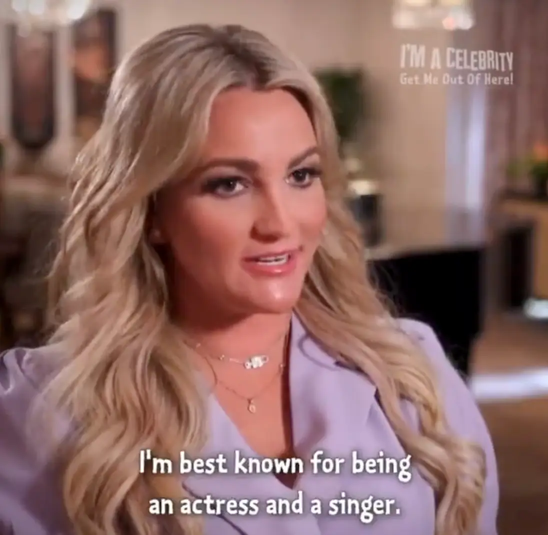 Jamie Lynn said she was 'best known' for being an actress and singer.