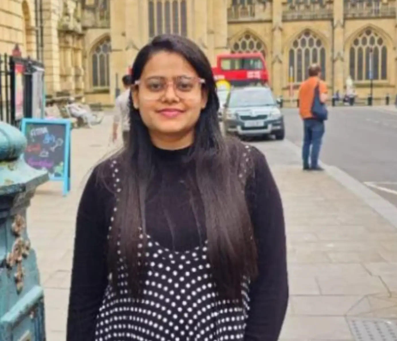 Bhumi Chauhan explained how she missed boarding for the flight by a few minutes (BBC)