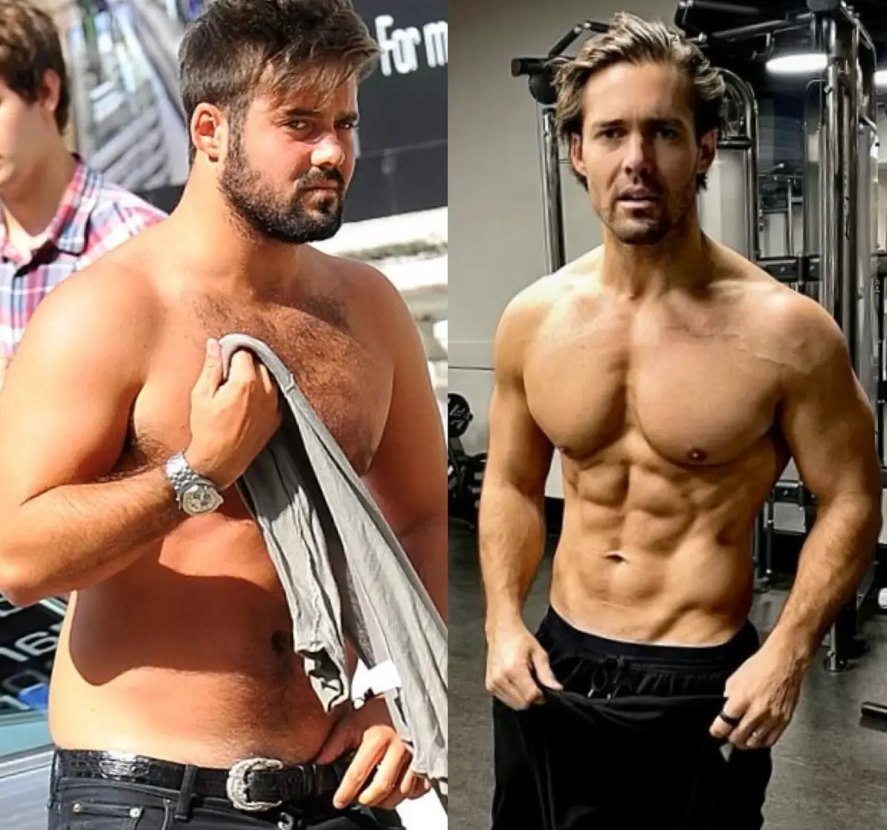 He's been documenting his fitness journey on Instagram.