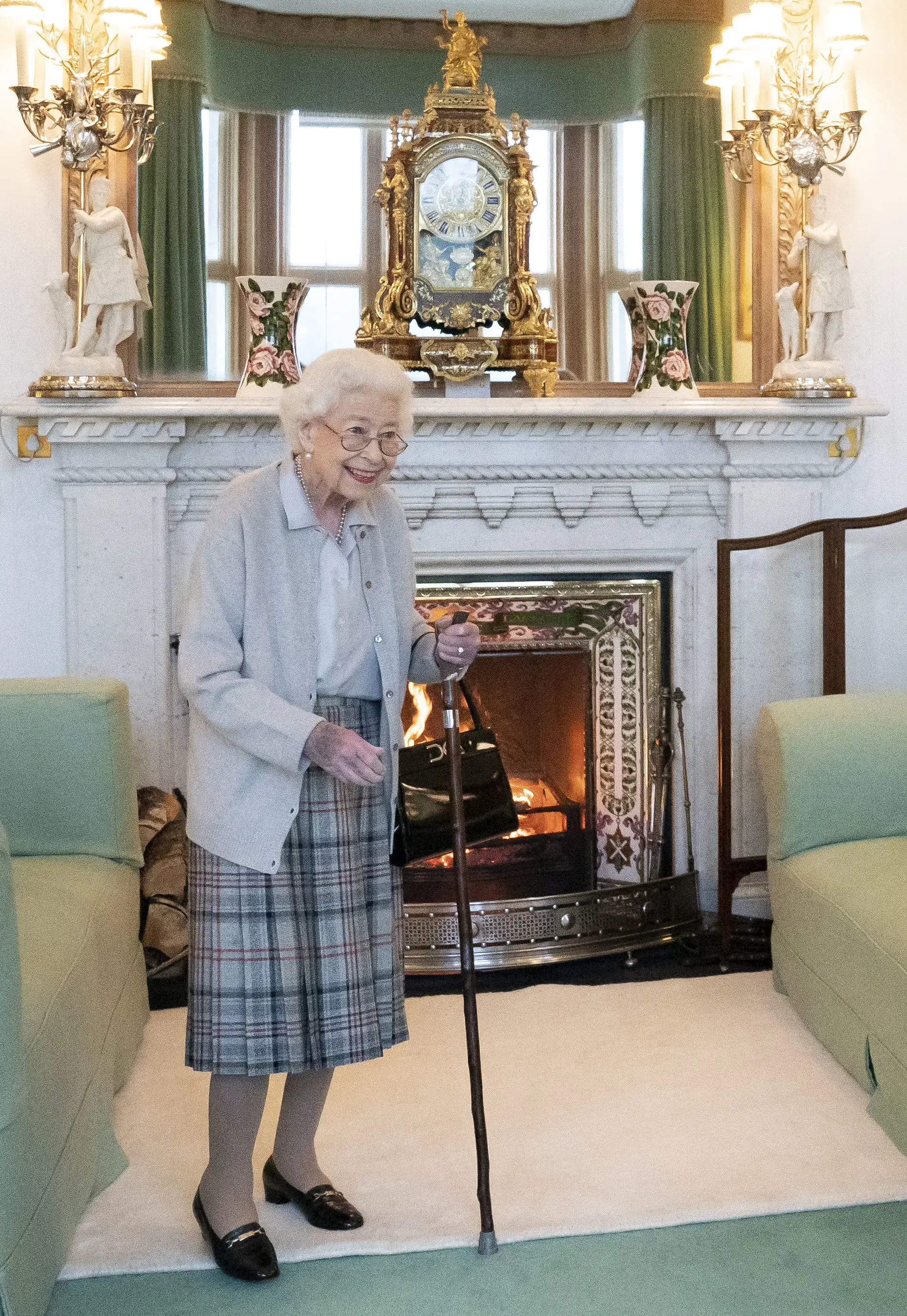 Queen Elizabeth just days before her passing. (Jane Barlow - WPA Pool/Getty Images)