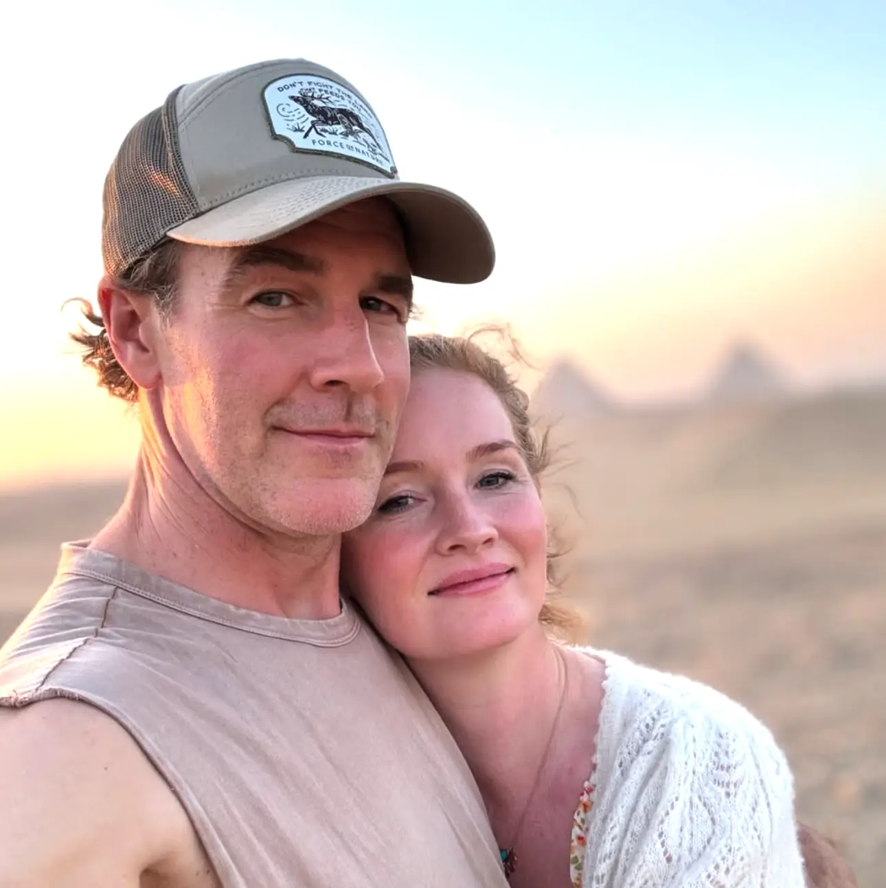 The fundraiser has been set up for Van Der Beek's wife Kimberly and their six children (Instagram/vanderjames)