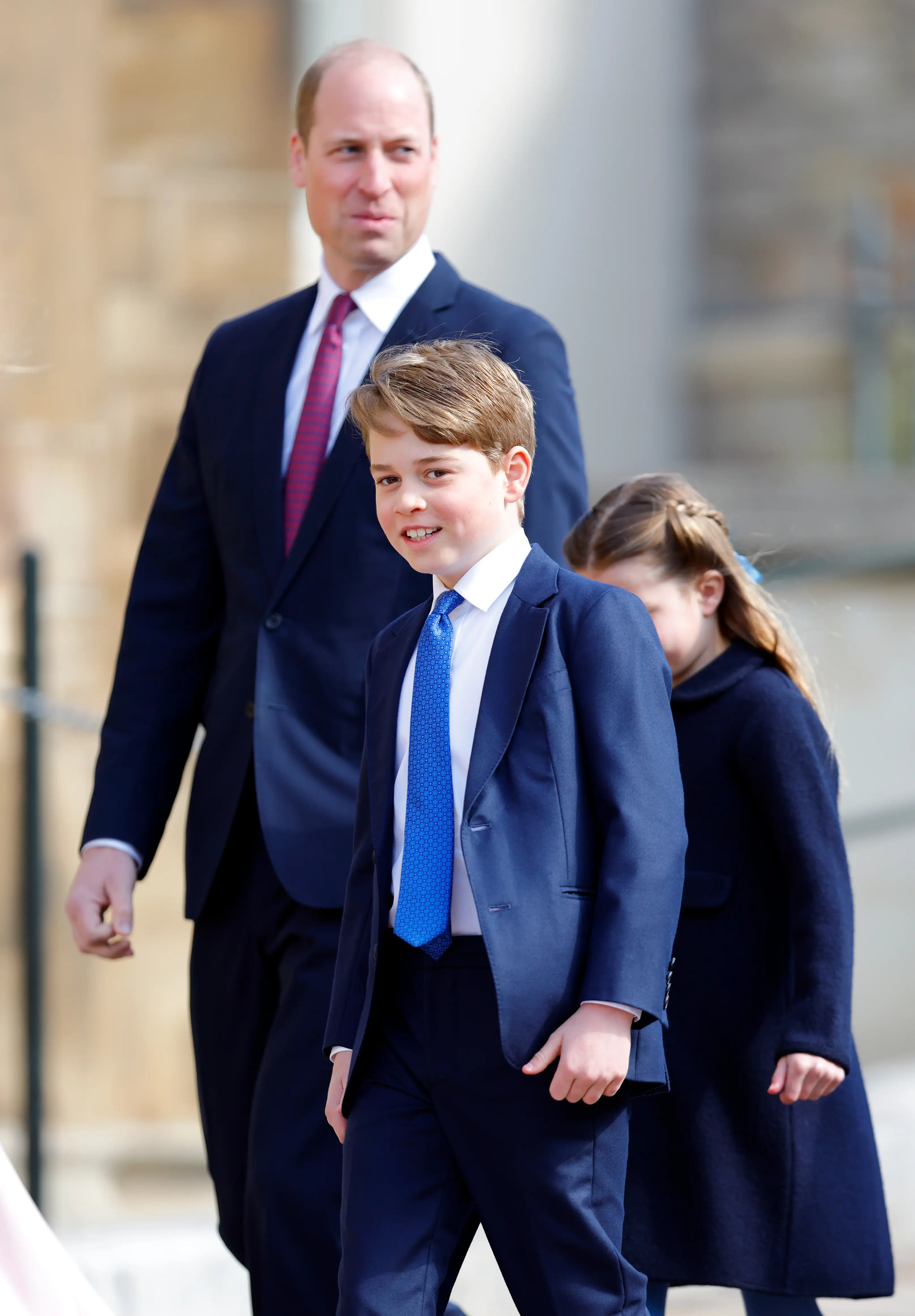 William admitted that their decision not to allow George to have a phone is 'becoming a bit of a tense issue' (Max Mumby/Indigo/Getty Images)