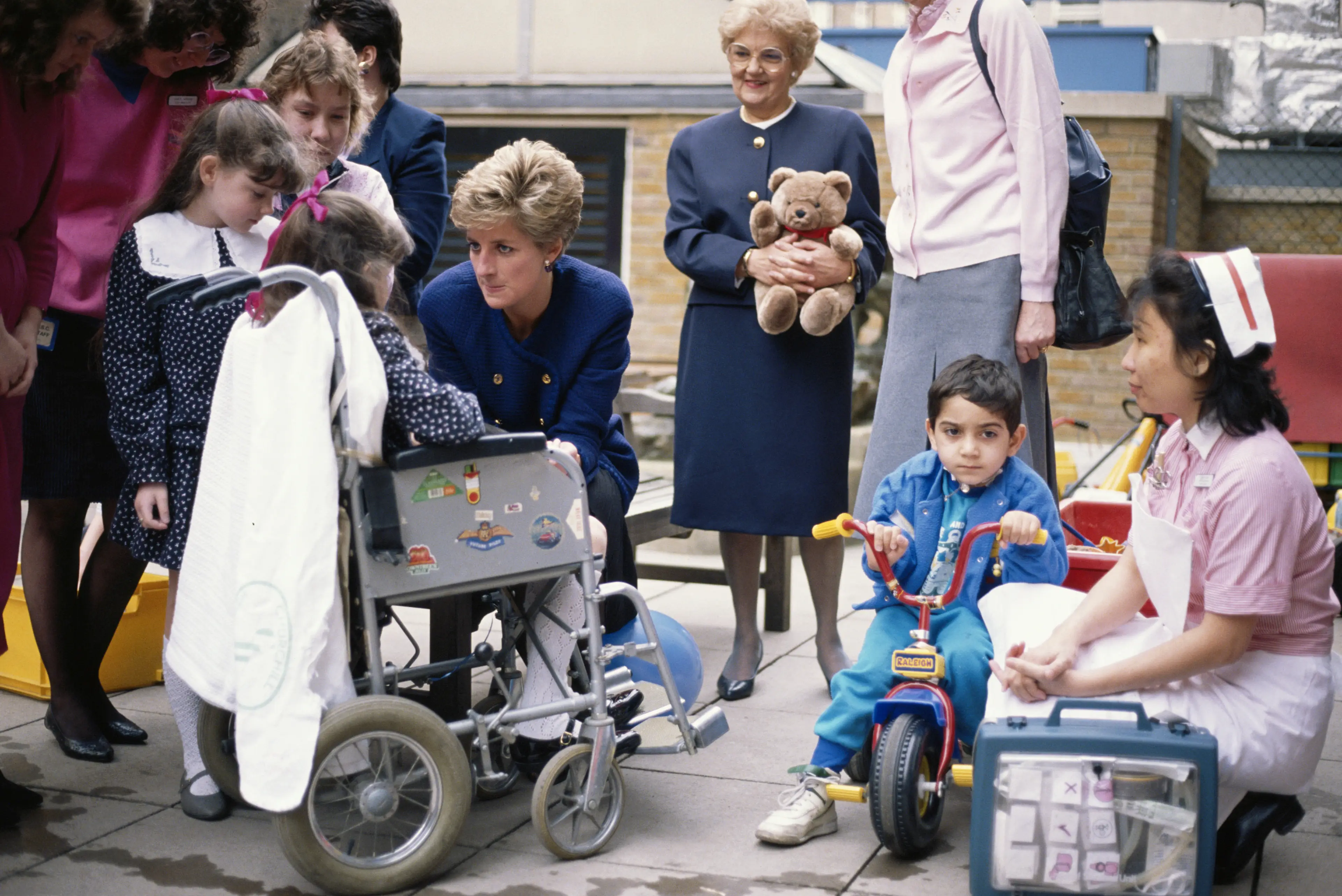 The container was bured back in 1991 (Jayne Fincher/Princess Diana Archive/Getty Images)