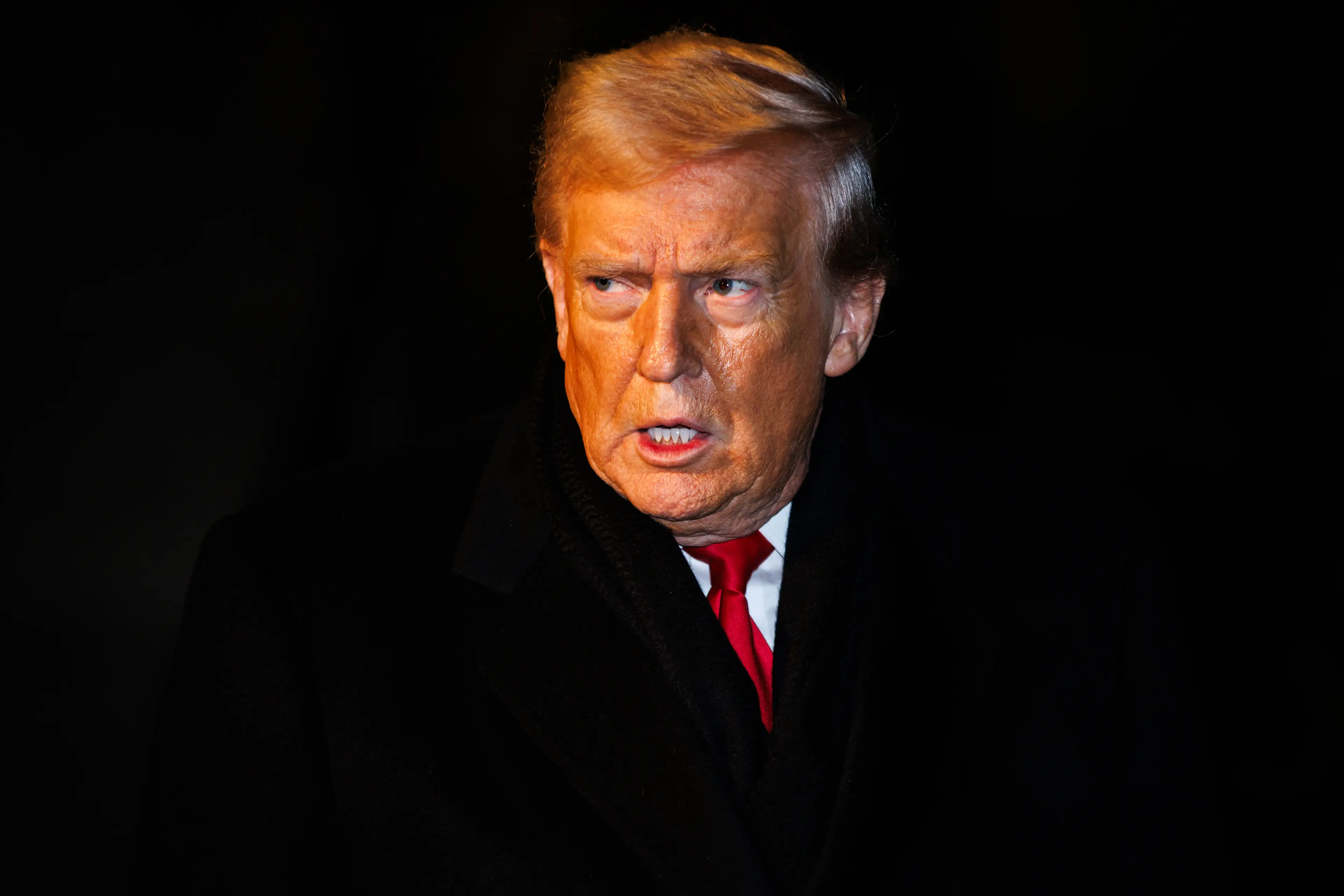 Donald Trump's dictator comment worried social media users (Samuel Corum/Getty Images)