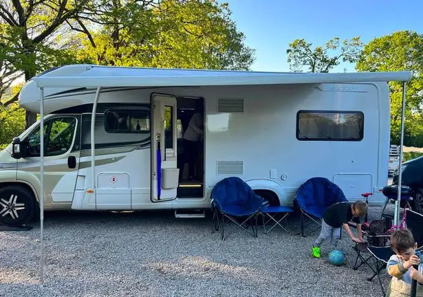 The Radford's motorhome, Betsy.