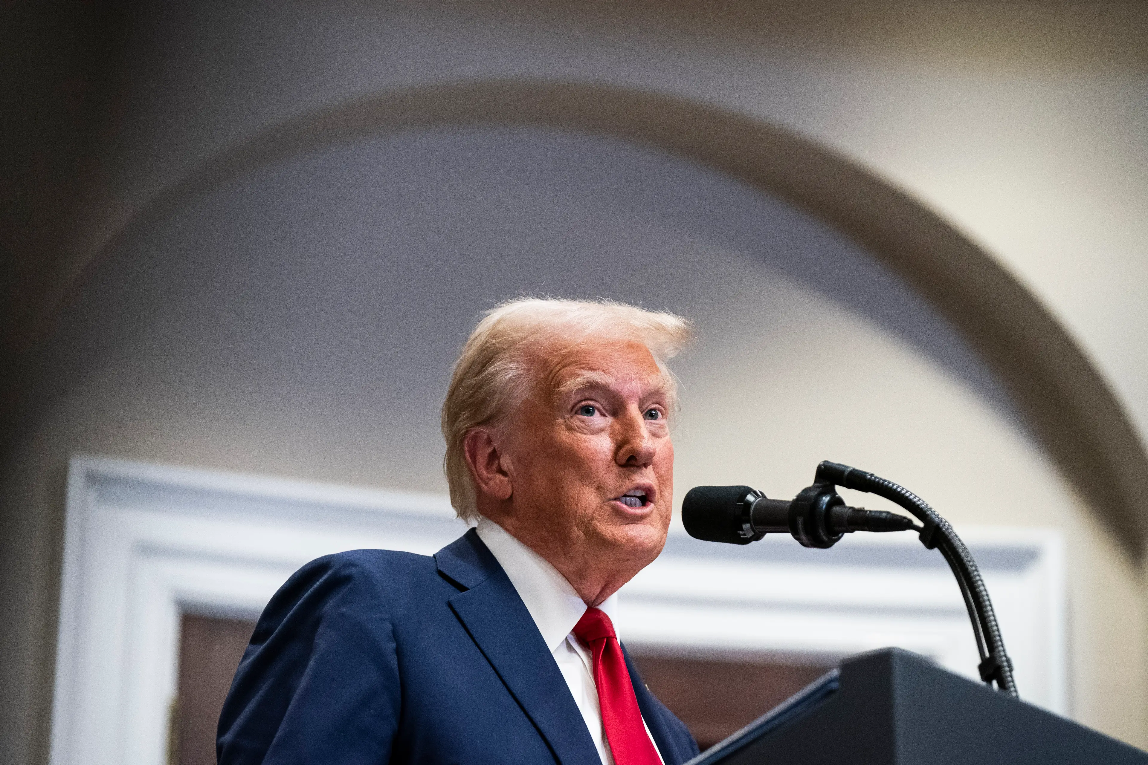 Trump issued a brutal statement in response (Jabin Botsford/The Washington Post via Getty Images)