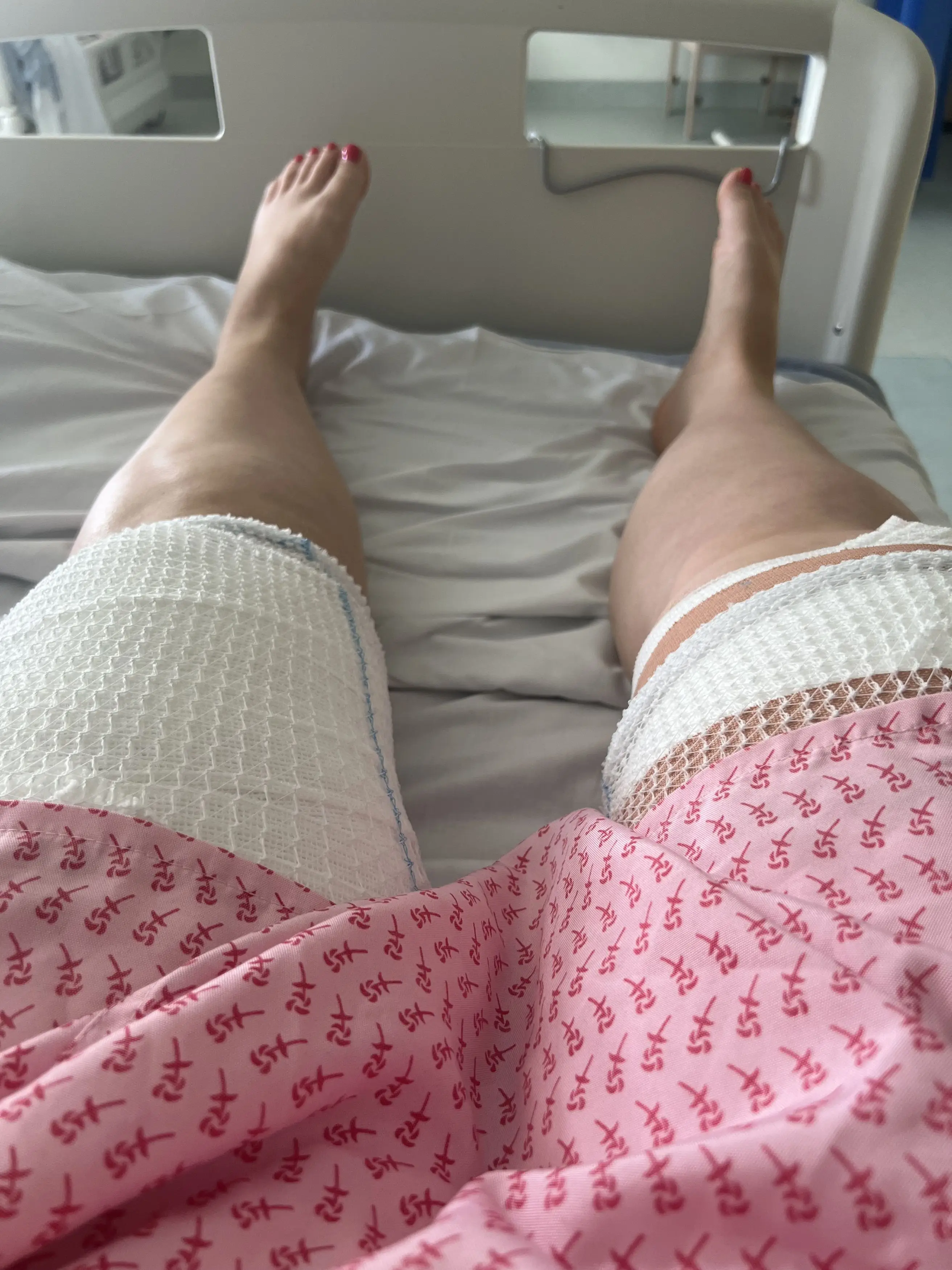 Laura was rushed to hospital.