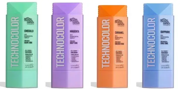 The tanning serum is available in four shades.