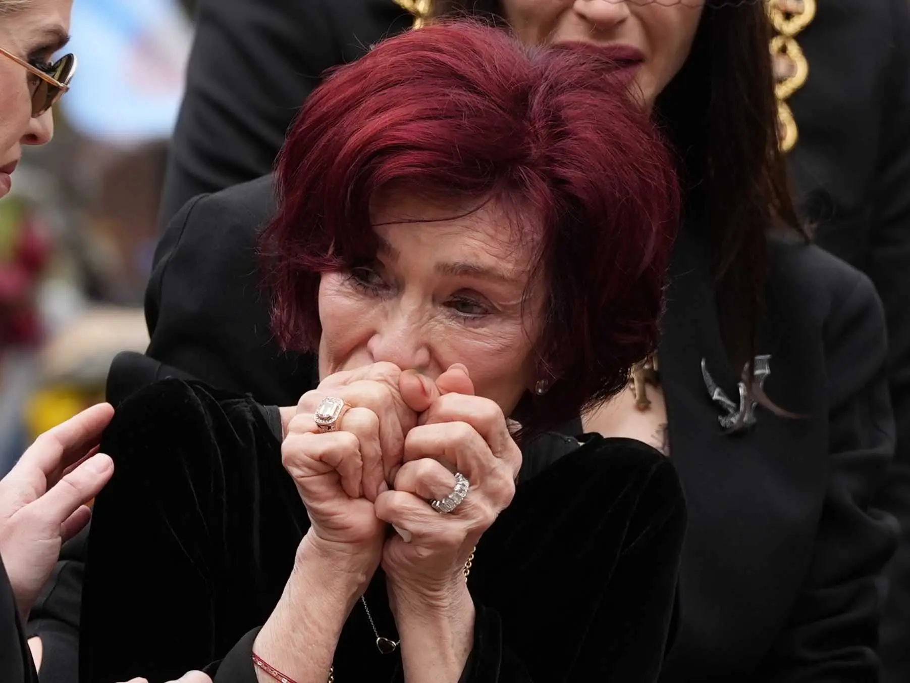 His family and fans gathered to say their goodbyes in Birmingham on Wednesday (Loannis Alexopoulos/Anadolu via Getty Images)
