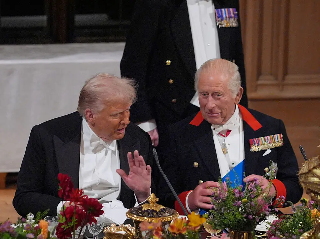 A new photo of Donald Trump and King Charles has got everyone saying the same thing (WPA Pool/Getty Images)