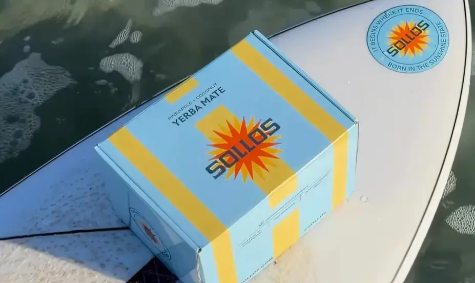 The company shared a picture of the branding and revealed a flavour, with Elon Musk praising the design (Instagram/@sollos)