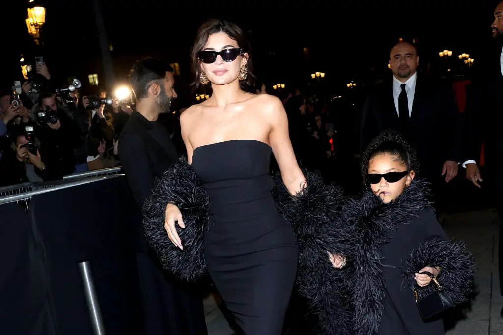 Kylie hid her first pregnancy from the press and public  (Photo by Jacopo Raule/Getty Images)