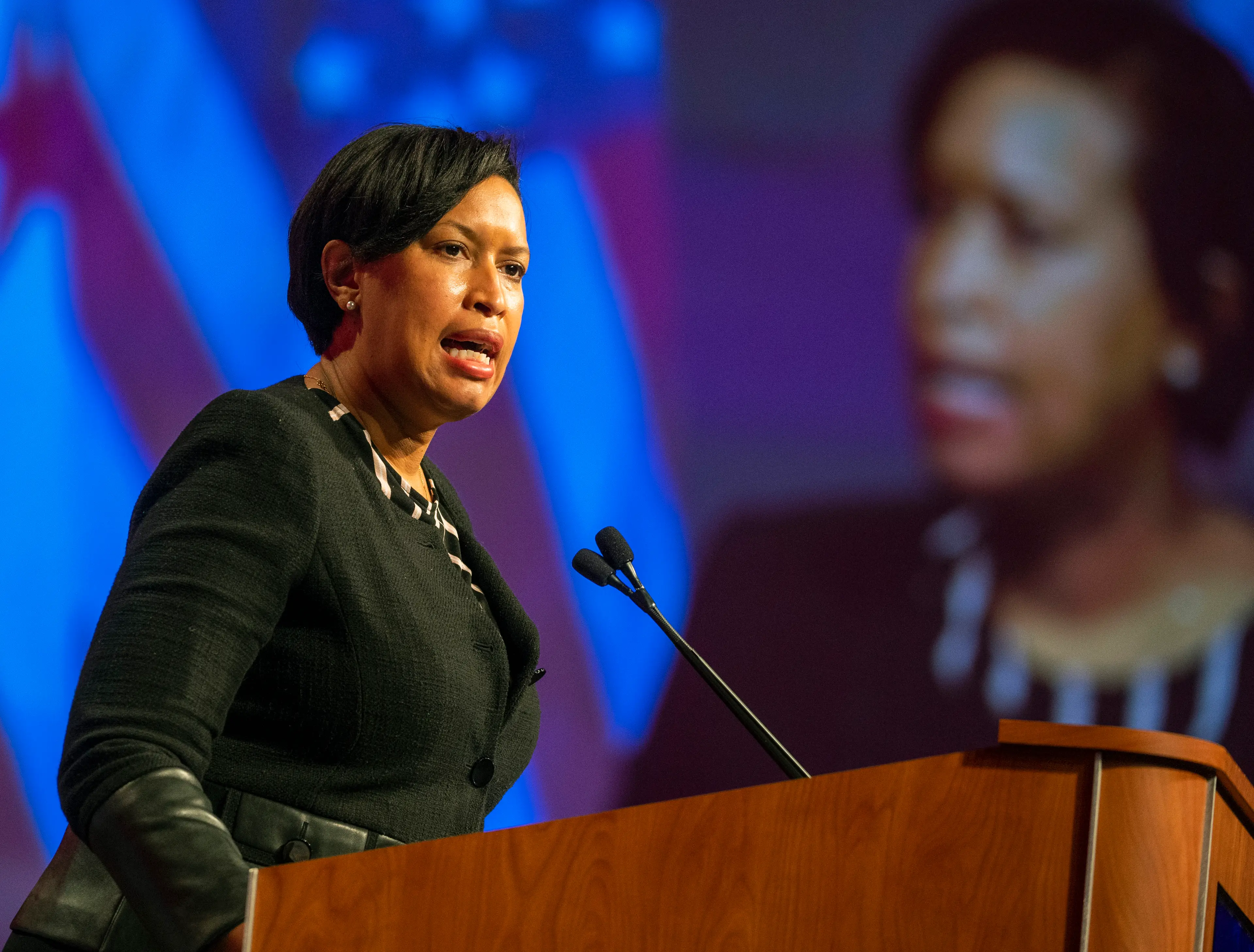 DC Mayor Muriel Bowser shared her concerns over a 'military parade' on Trump's birthday (Bill O'Leary - Pool/Getty Images)