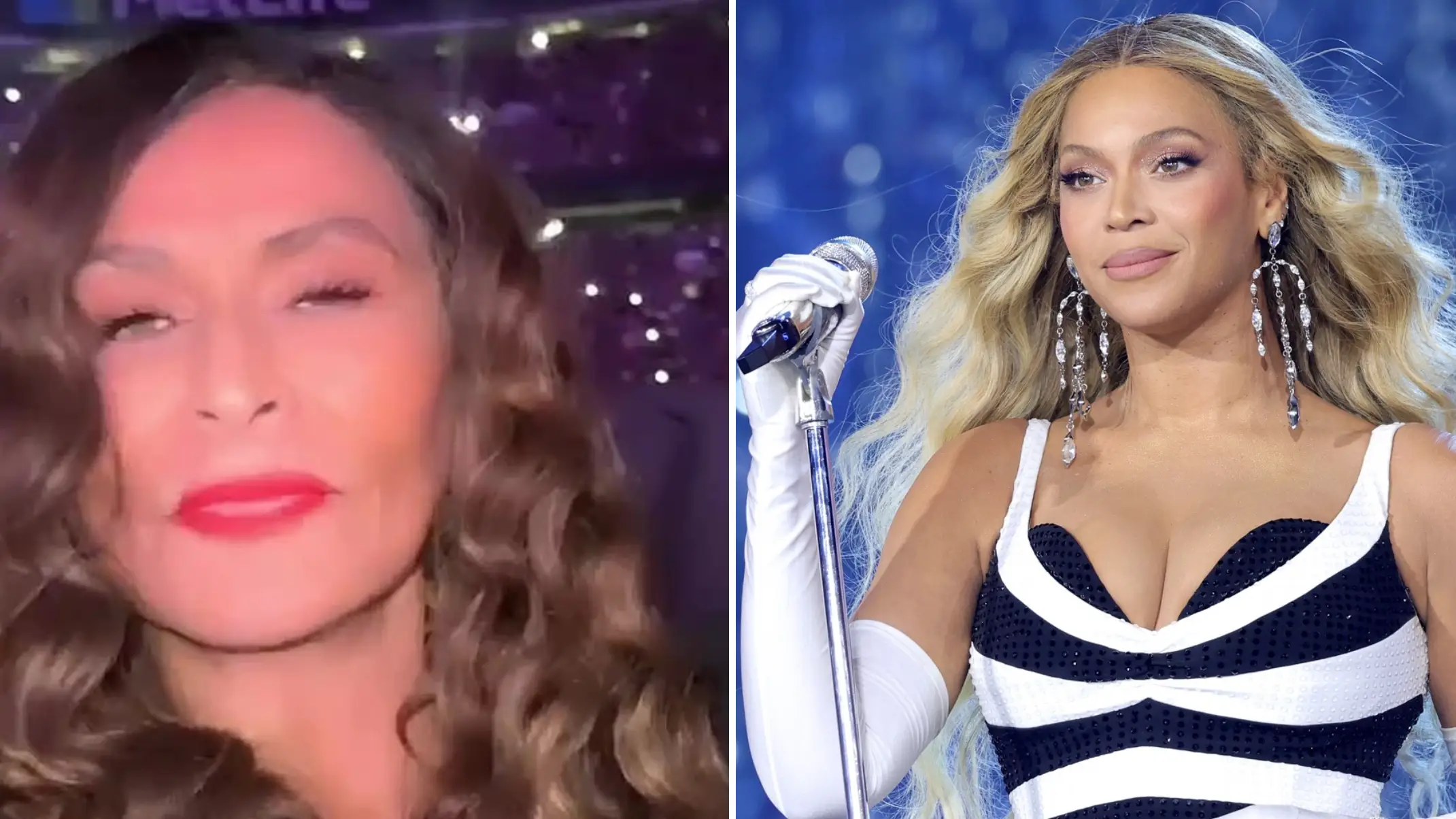 Instagram / @mstinalawson Kevin Mazur/WireImage for Parkwood