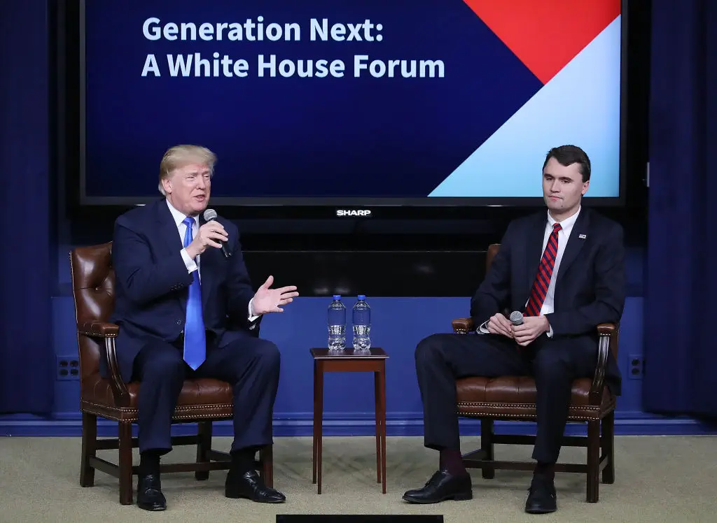 Donald Trump and Charlie Kirk were acquainted through politics (Mark Wilson/Getty Images)