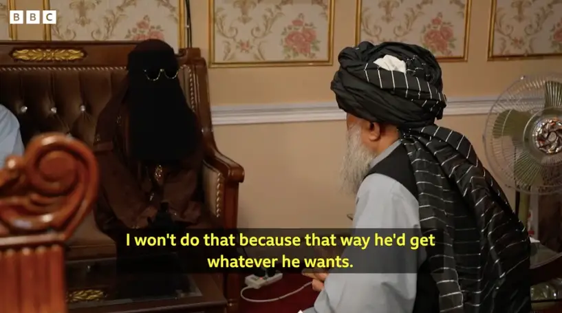 The 18-year-old woman asked the governor for a divorce (BBC)