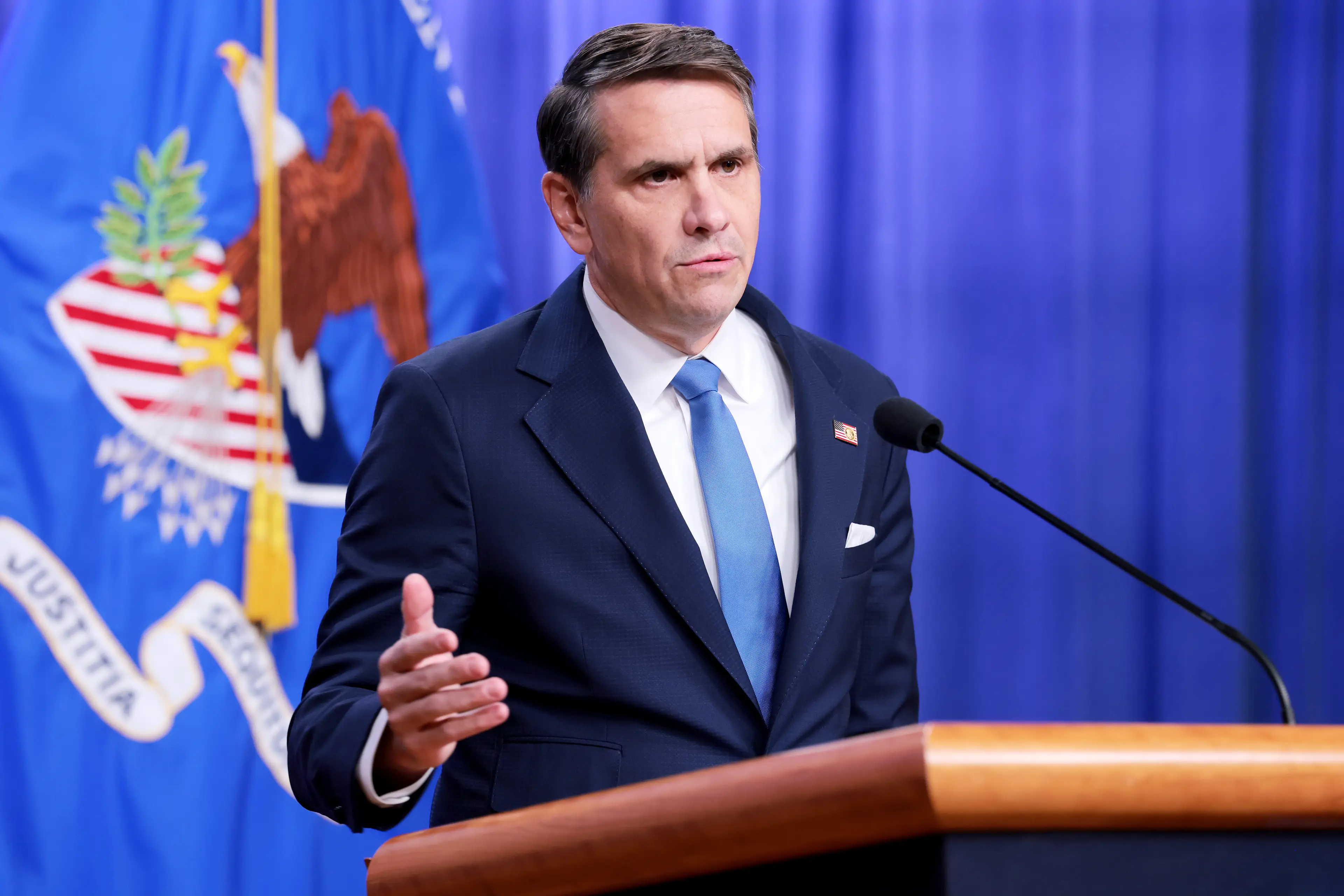 Blanche claimed the 'final' files had now been released (Anna Moneymaker/Getty Images)