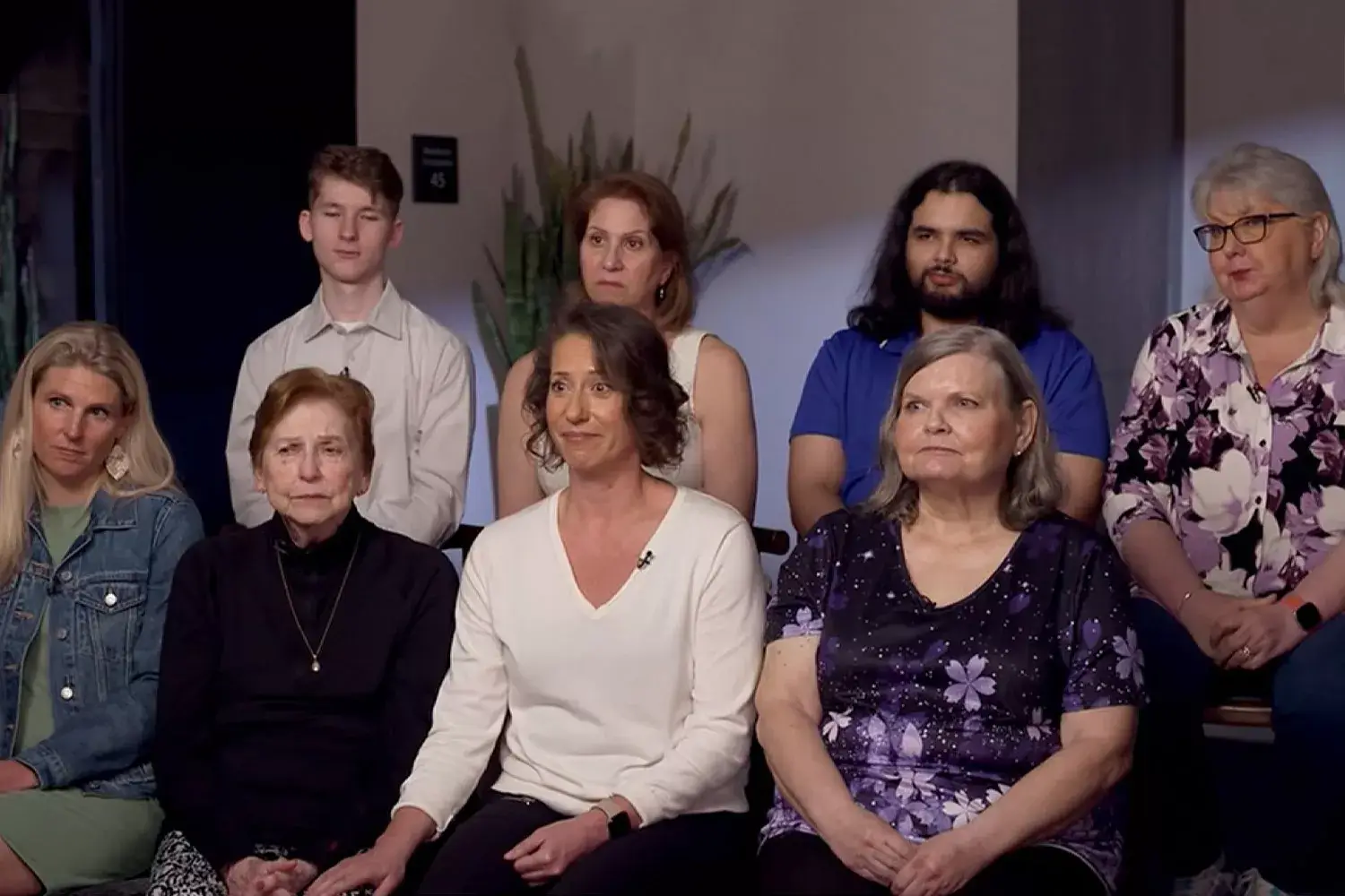 José Menendez's sister, Terry Baralt (second bottom left), broke her silence on the case last week (ABC News)