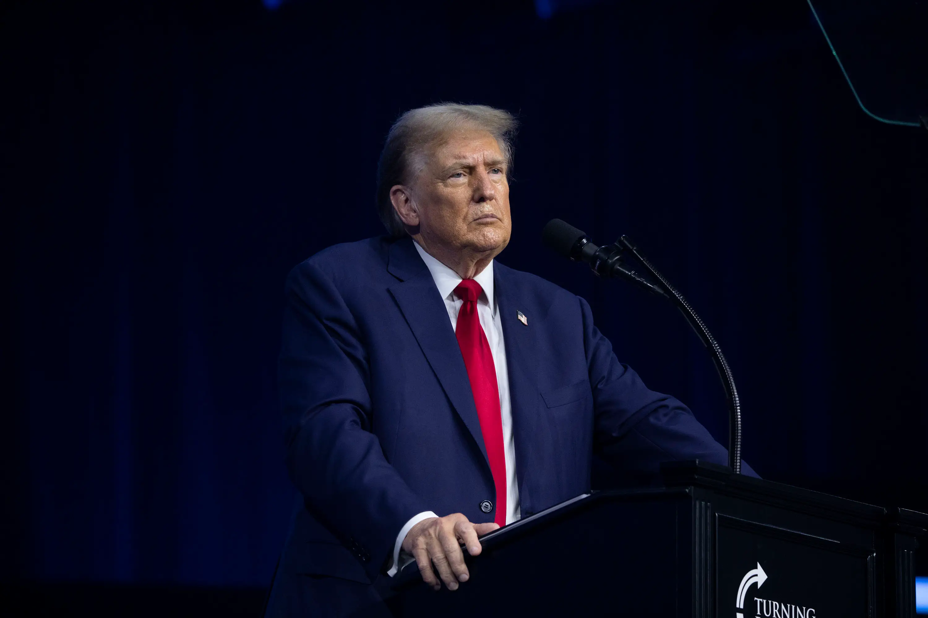 US President Donald Trump is set to make an announcement later on today (2 September) (Bill Pugliano/Getty Images)