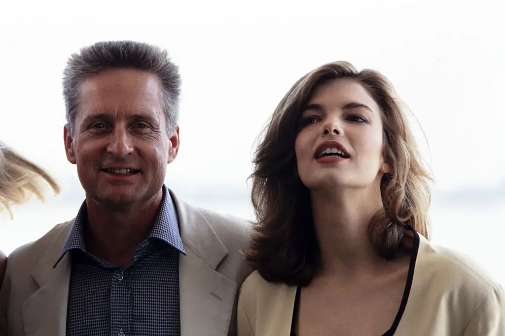 Michael Douglas confessed to an affair with his much younger co-star (Photo by Pool ARNAL/GARCIA/PICOT/Gamma-Rapho via Getty Images)