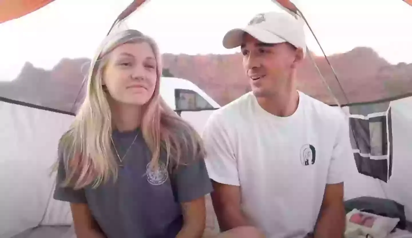 Gabby Petito set off on a US roadtrip with her fiancé Brian Laundrie, who would go on to end her life (YouTube/Nomadic Statik)