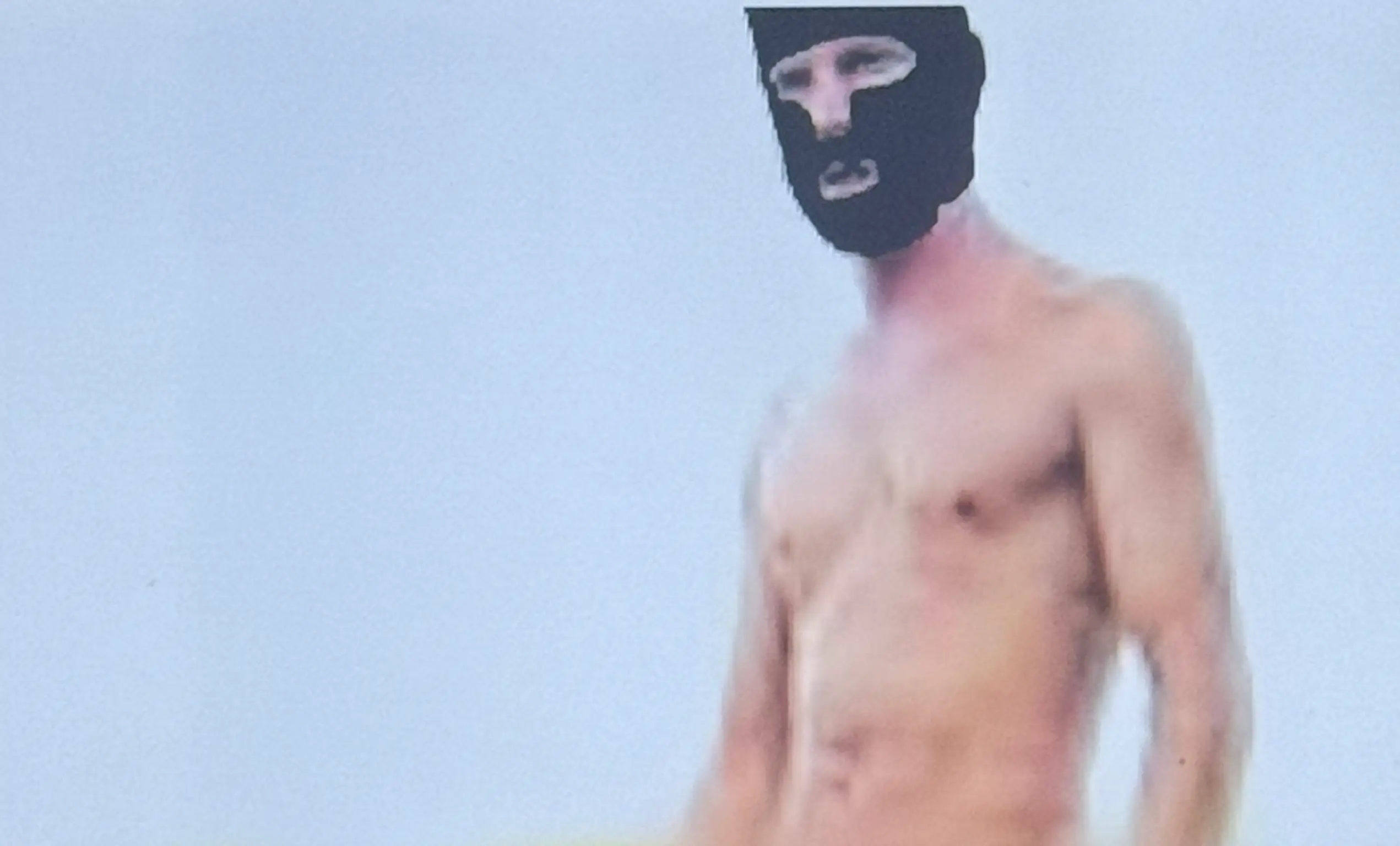 A doctored photo depicted him wearing a mask (Channel 4)
