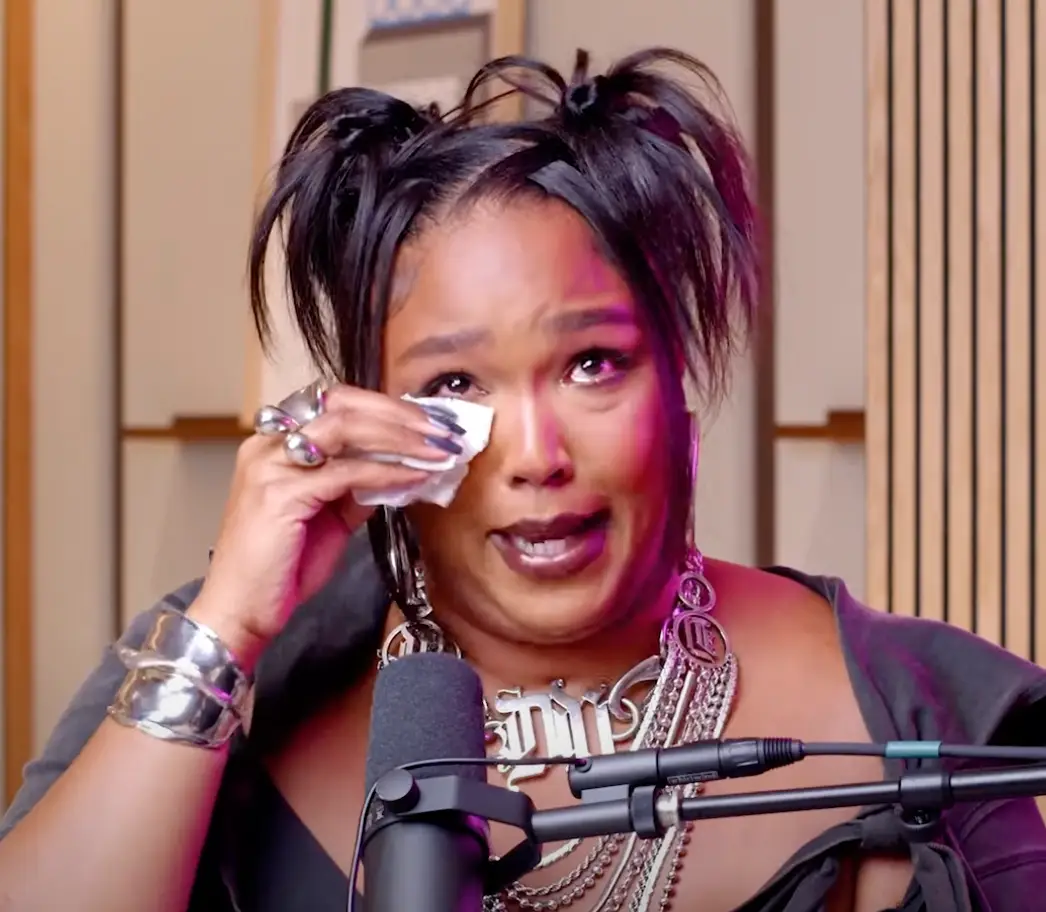 Lizzo has opened up about being 'blindsided' by the sexual harassment lawsuit (YouTube/@babythisiskekepalmer)