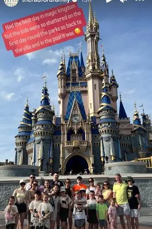 The Radfords love a Disney holiday.