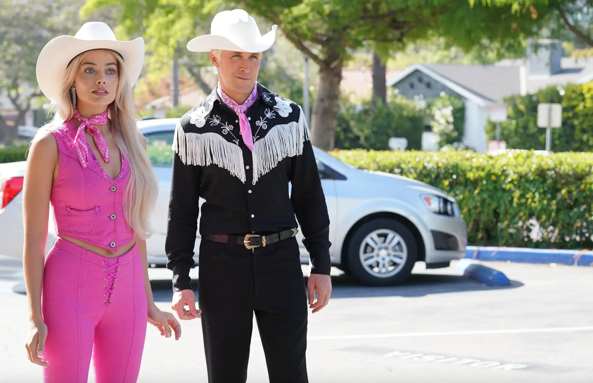 Ryan stars alongside Margot Robbie as Ken in Barbie.