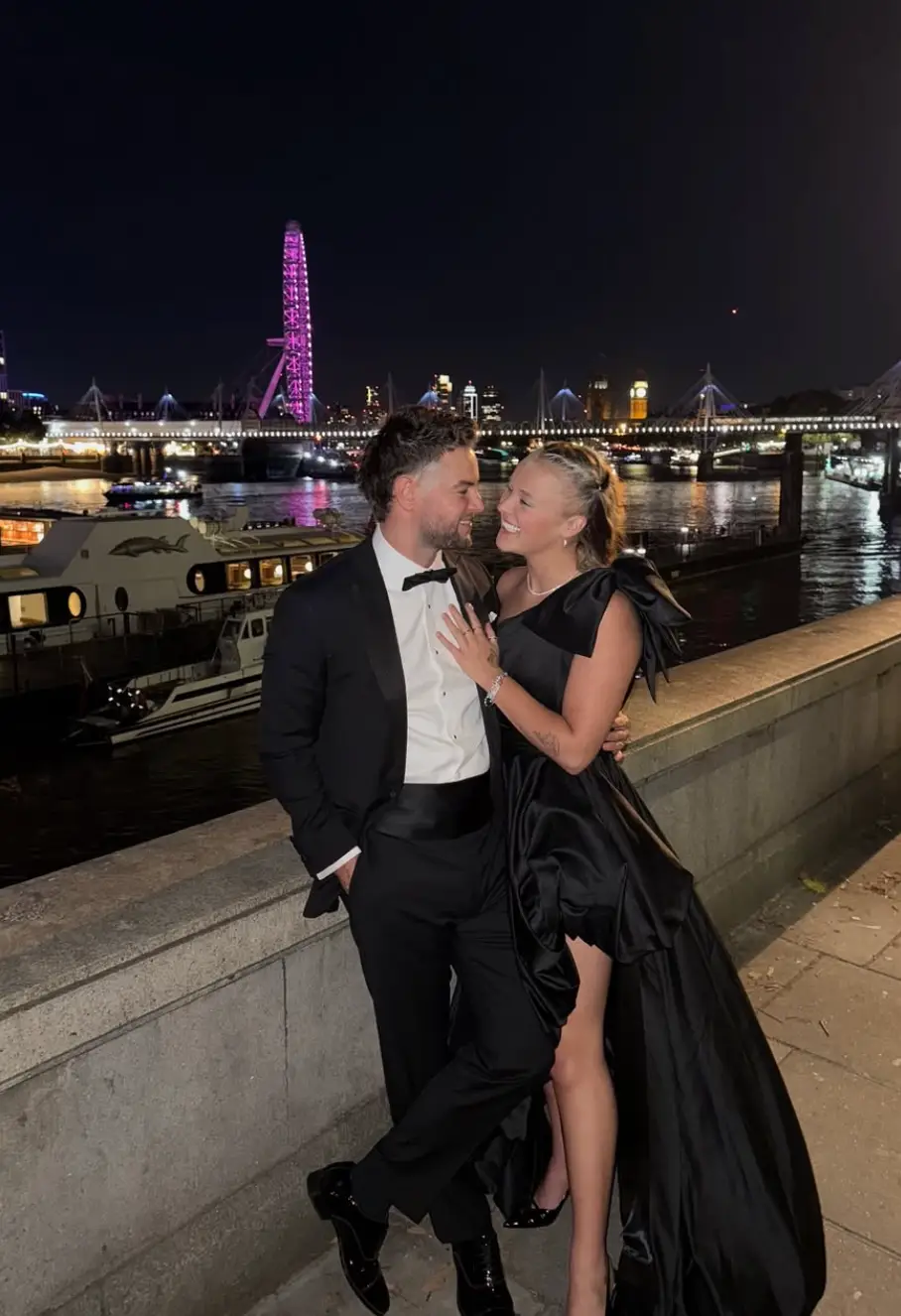 The pair currently live over 5,000 miles apart (Instagram/@chrishughesofficial)