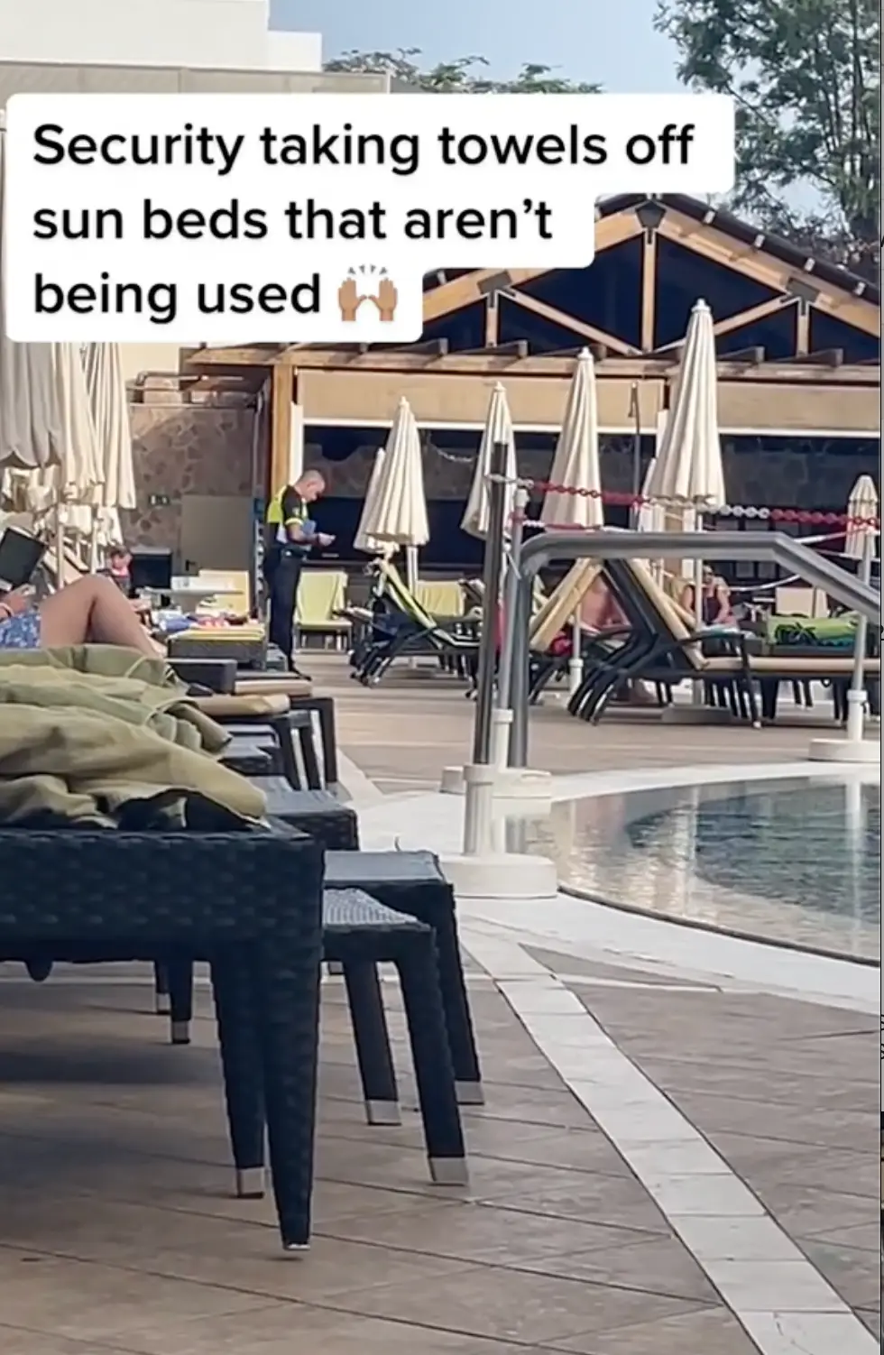 No reservation is safe with this security guard.