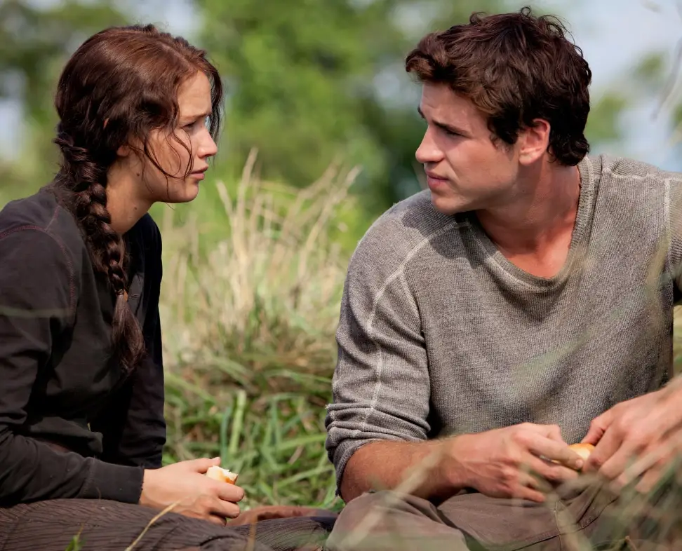 The pair starred in the Hunger Games. (Lionsgate) 