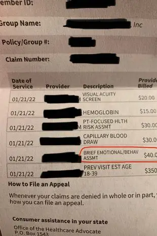 YouTuber Camille Johnson shared her sister's hospital bill.