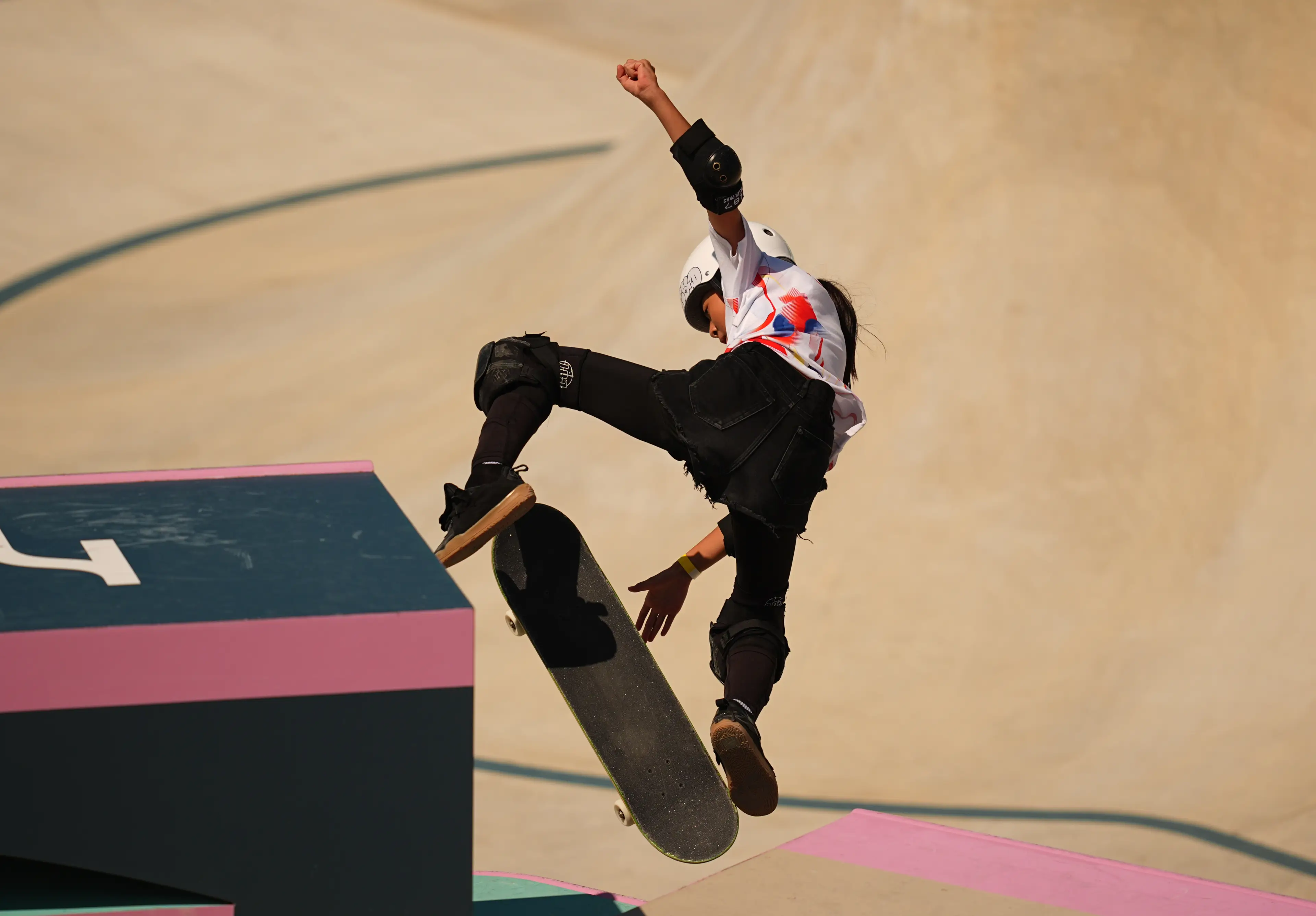 Haohao is China's youngest ever Olympian. (Ulrik Pedersen/DeFodi Images via Getty Images)