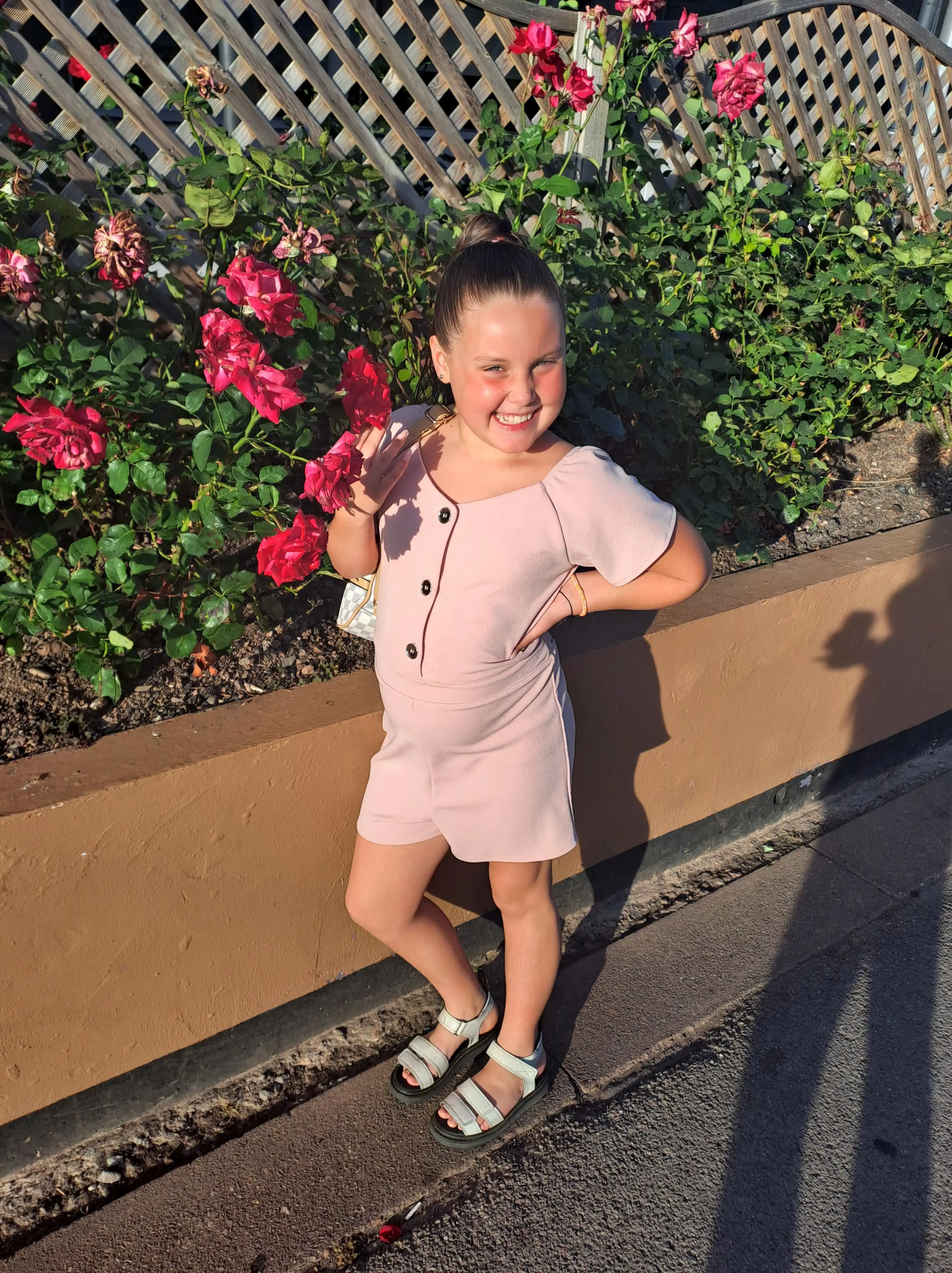 Delilah is now scared of slides.