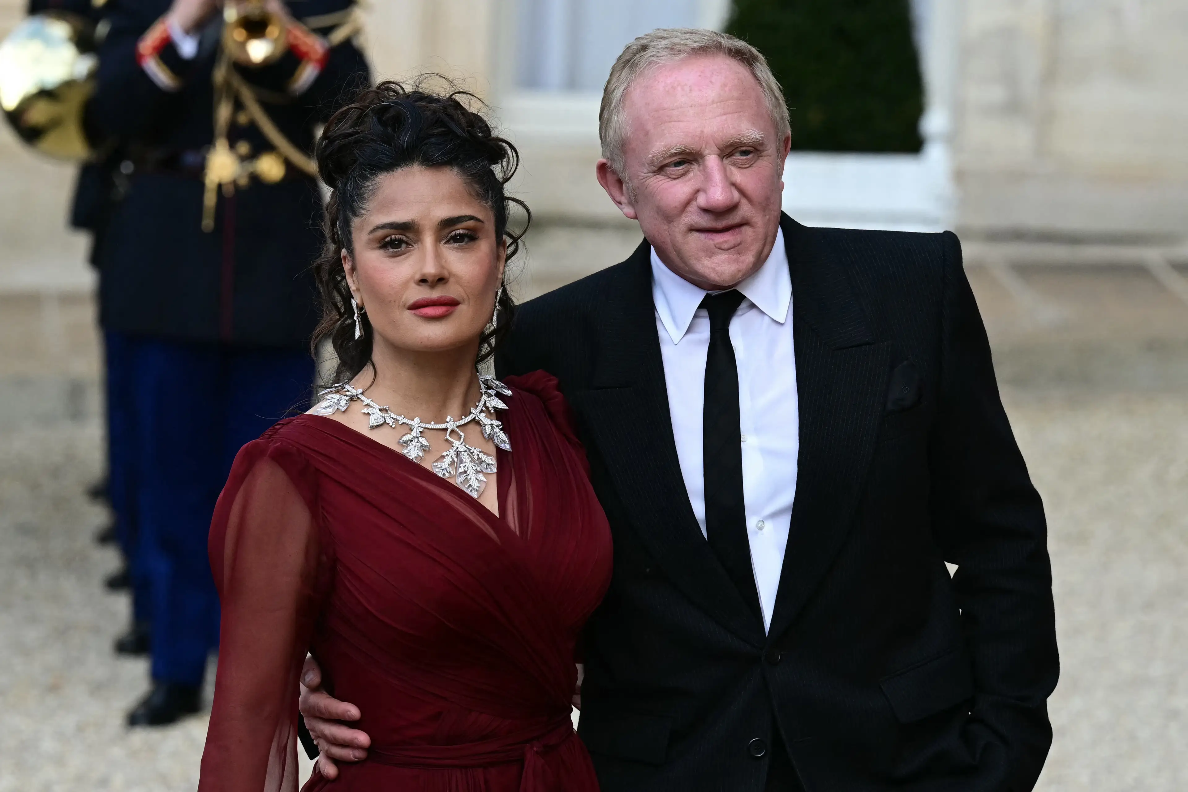 The couple have been married for 15 years. (MIGUEL MEDINA/AFP via Getty Images)