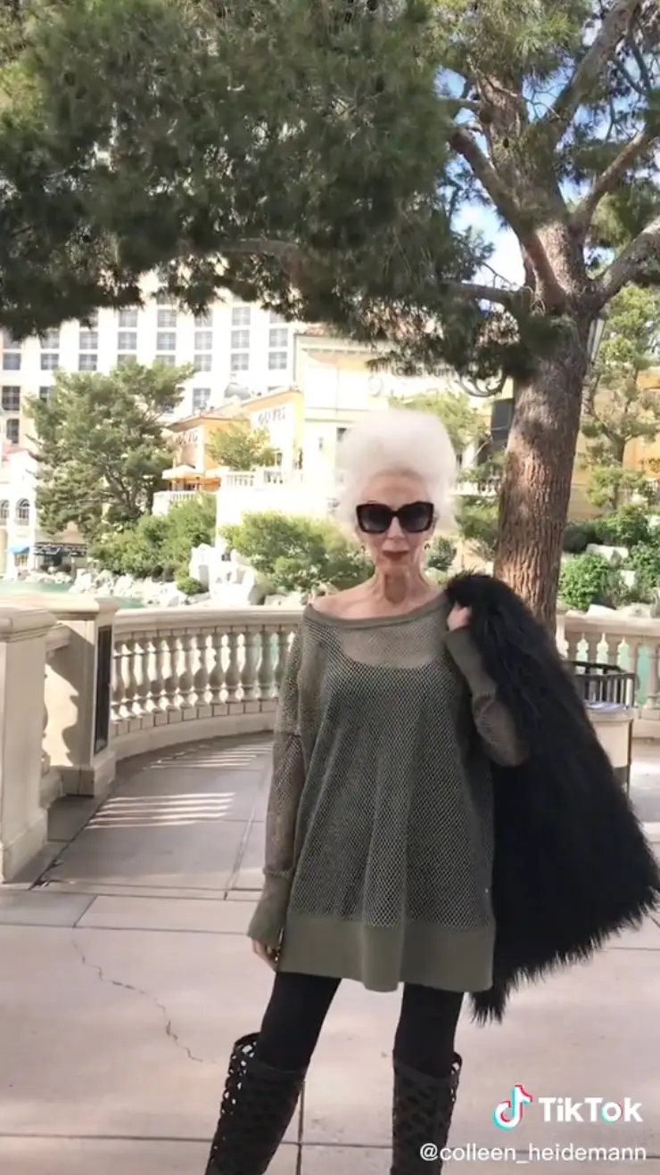 She was signed as a model at 69.