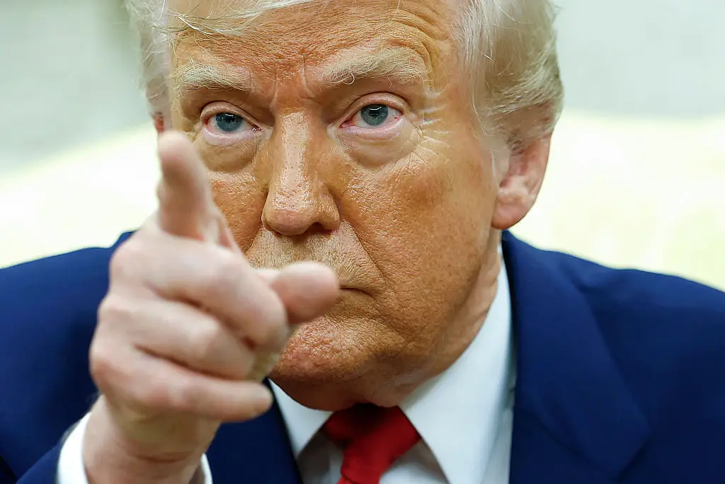 Donald Trump has just ordered one million people to leave the US 'immediately' after they used a government app to enter the United States legally (Kevin Dietsch / Staff / Getty Images)