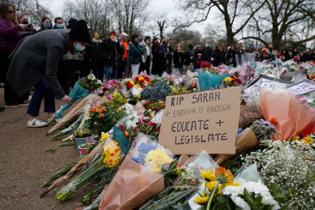 Sarah Everard's murder in 2021 triggered a nationwide outcry over violence against women and girls (Hollie Adams/Getty Images)
