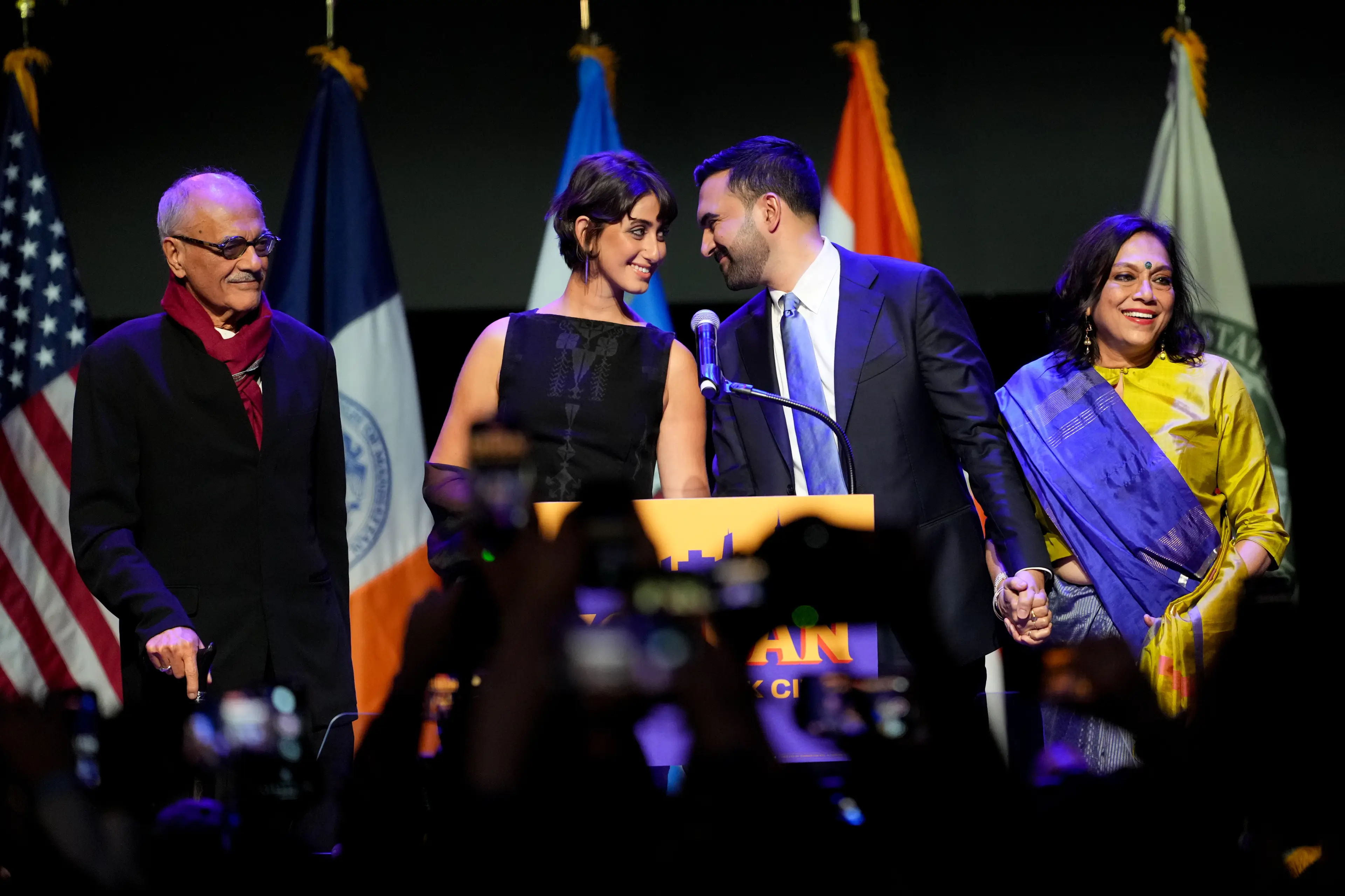 Zohran Mamdani won the New York City mayoral election yesterday (Adam Gray/Bloomberg via Getty Images)