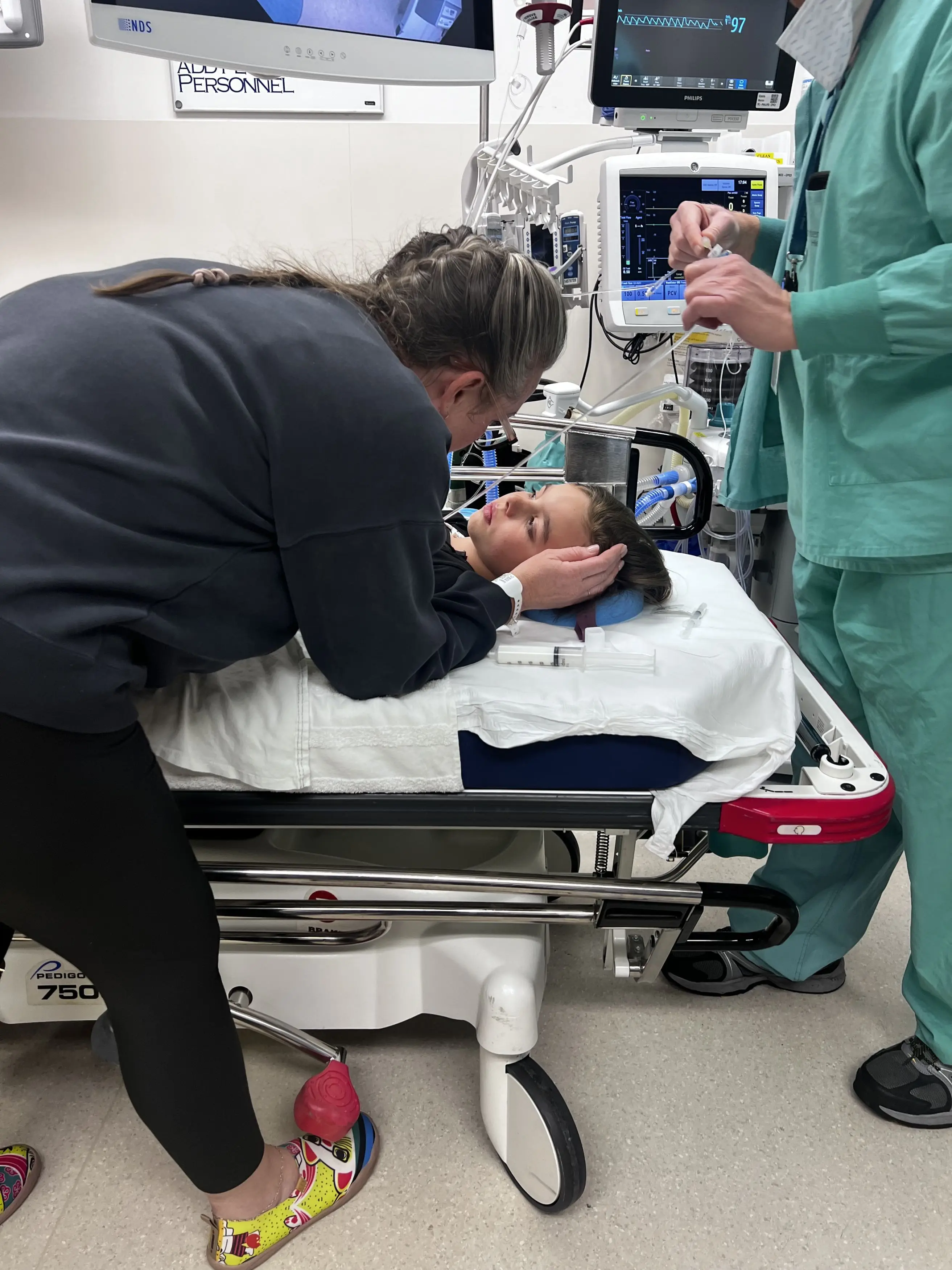 Gina was terrified she might lose her son. (Kennedy News and Media)