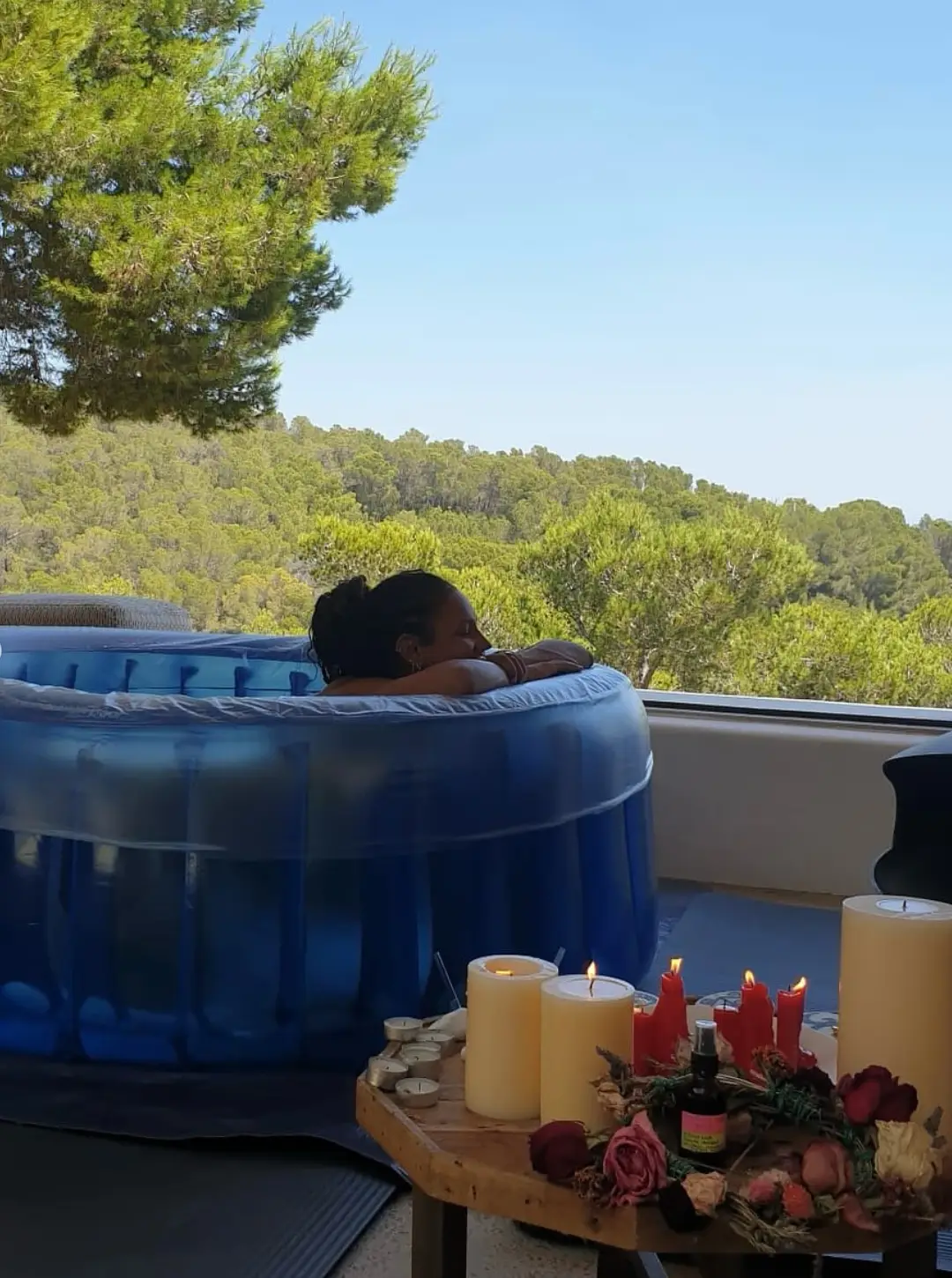 Harris shared several snaps from the sweet moment (Instagram/@calvinharris)